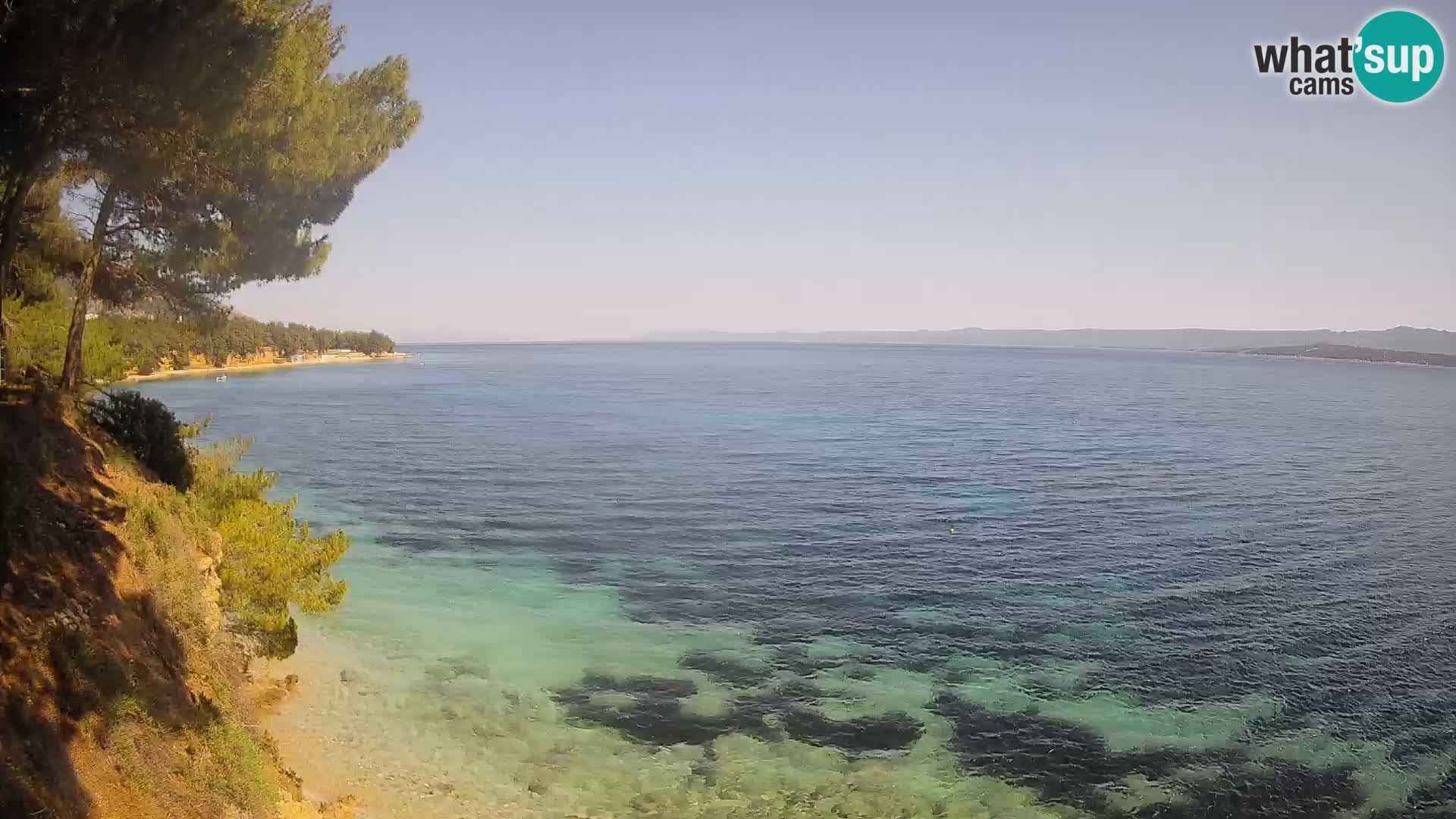 Webcam Potočine Beach Bol – Live View of Borak Beach, Brač Island