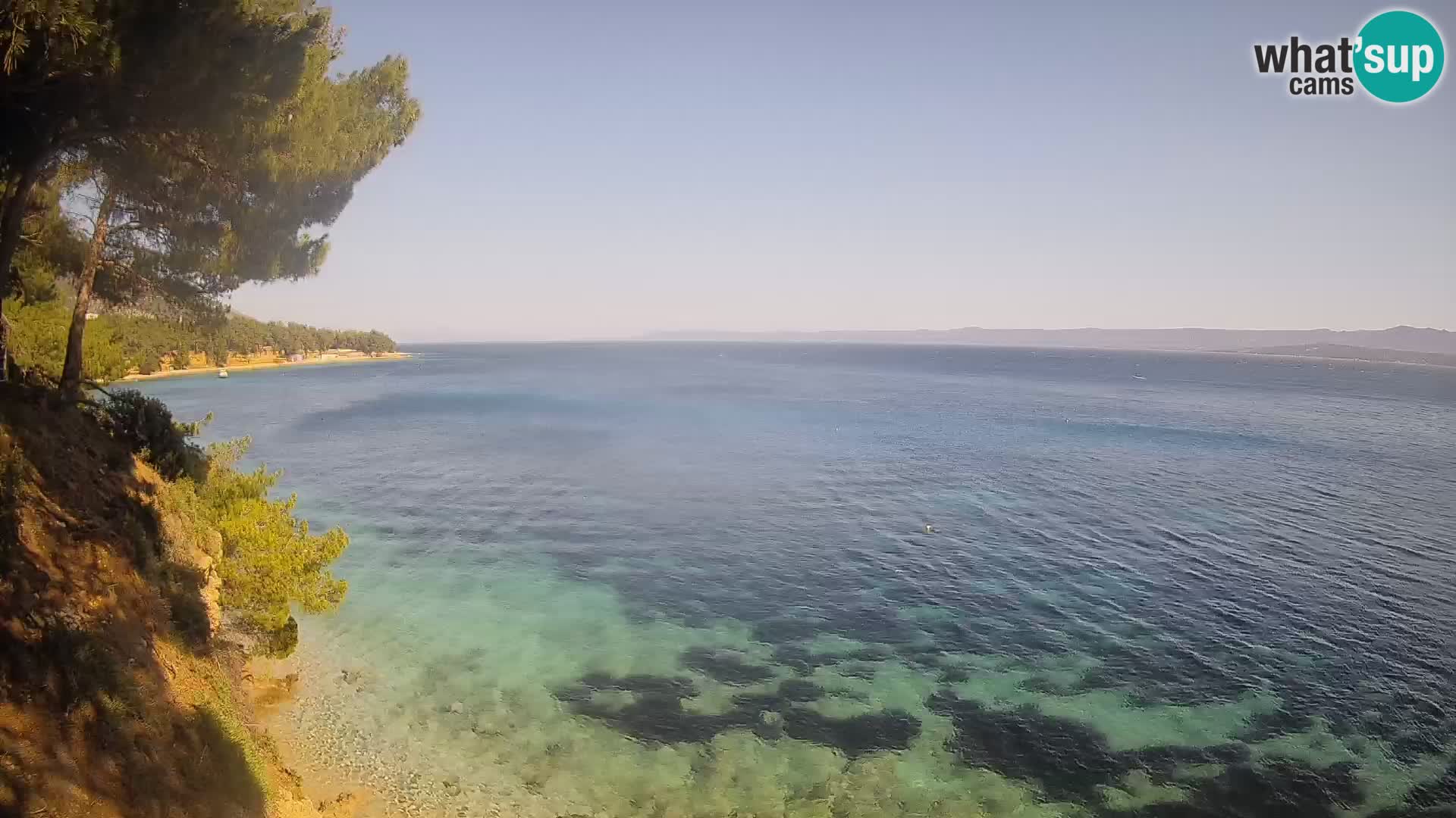 Webcam Playa Potočine Bol – Vista en vivo de Borak Beach, Isla de Brač