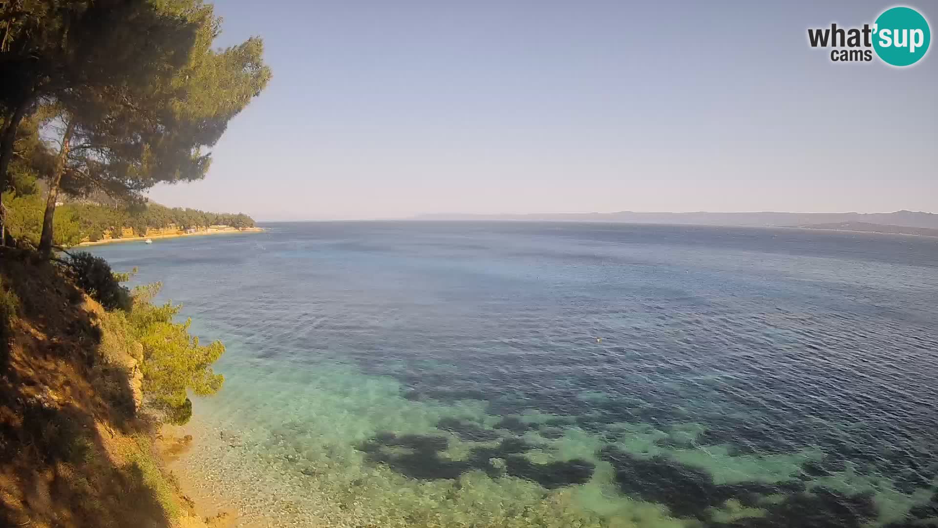 Webcam Strand Potočine Bol – Liveblick auf Borak Beach, Insel Brač