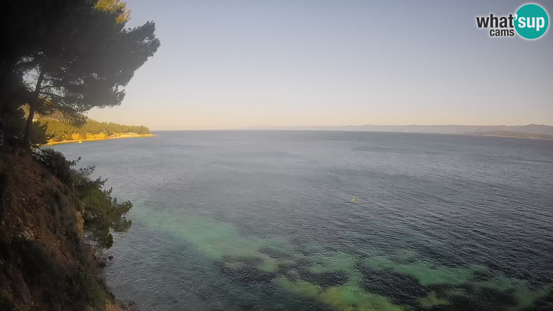 Webcam plage Potočine Bol – Vue en direct sur Borak Beach, île de Brač