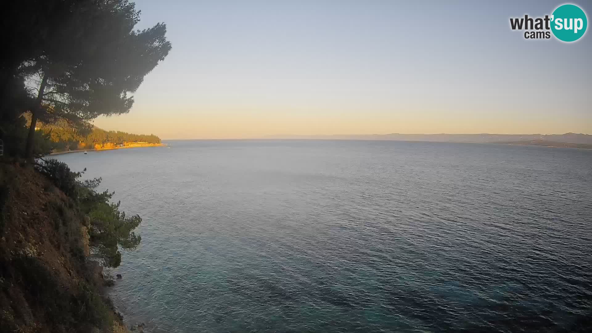 Webcam plage Potočine Bol – Vue en direct sur Borak Beach, île de Brač