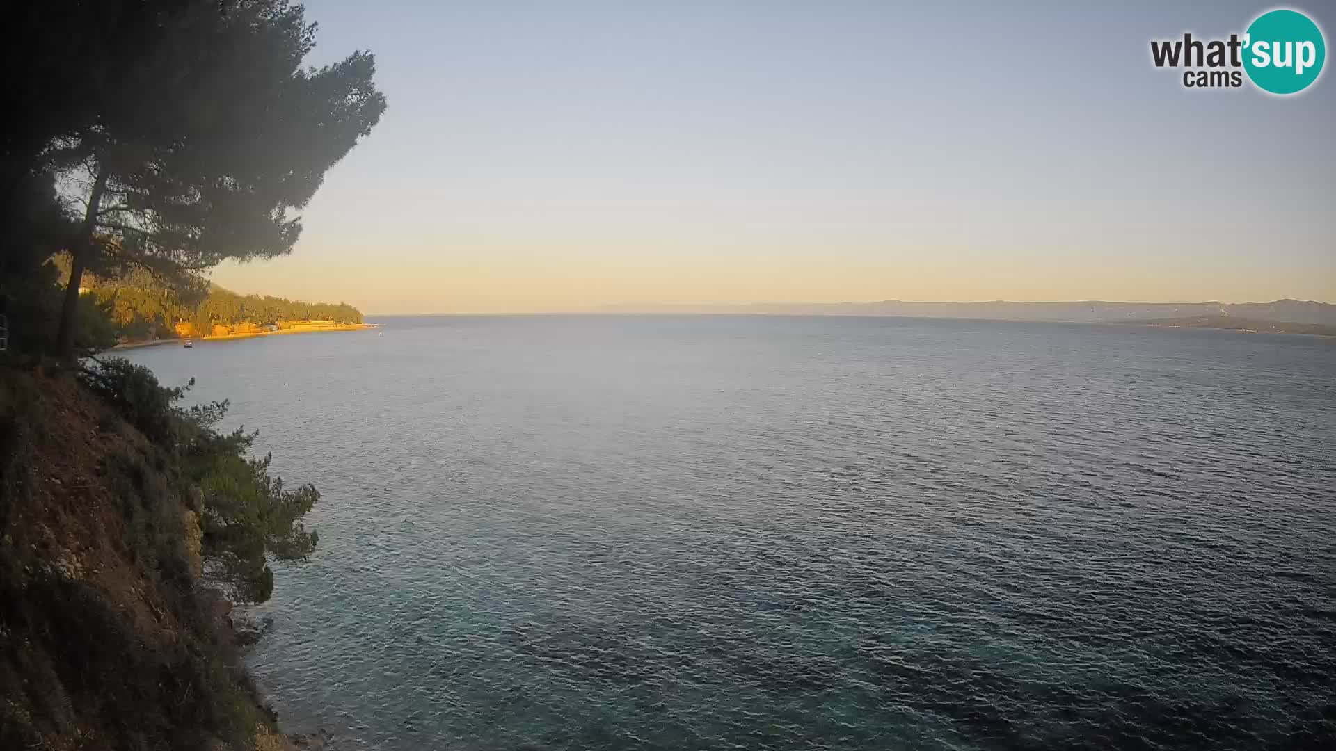 Webcam Playa Potočine Bol – Vista en vivo de Borak Beach, Isla de Brač