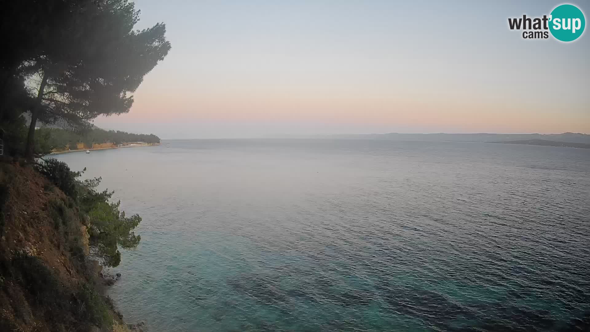 Webcam Playa Potočine Bol – Vista en vivo de Borak Beach, Isla de Brač