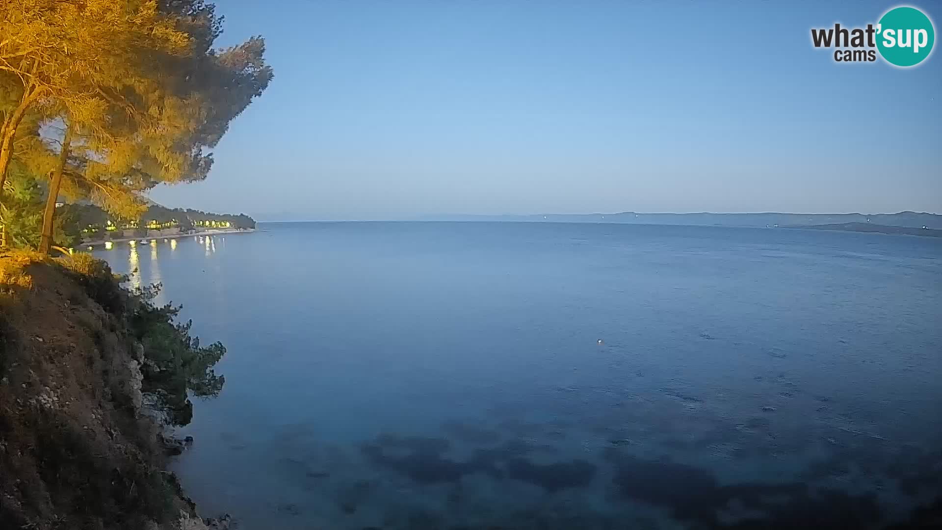 Webcam plage Potočine Bol – Vue en direct sur Borak Beach, île de Brač