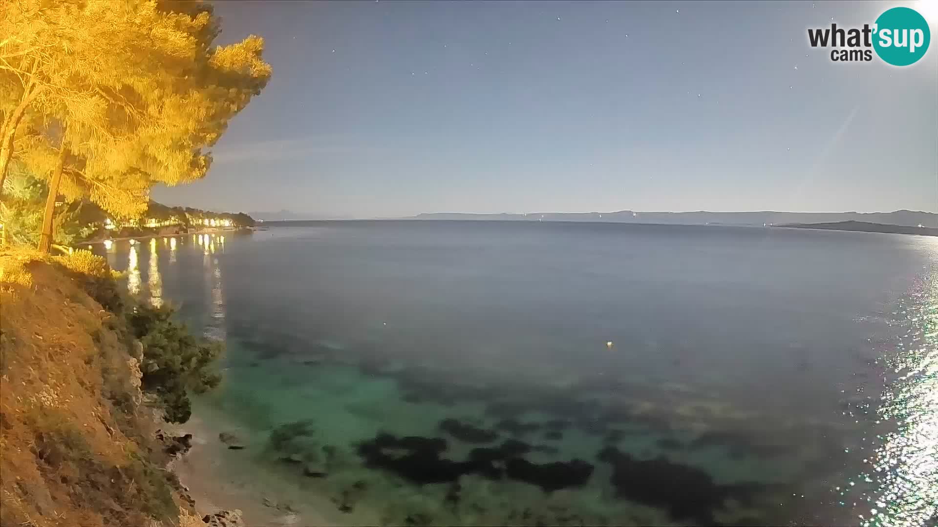 Webcam Playa Potočine Bol – Vista en vivo de Borak Beach, Isla de Brač