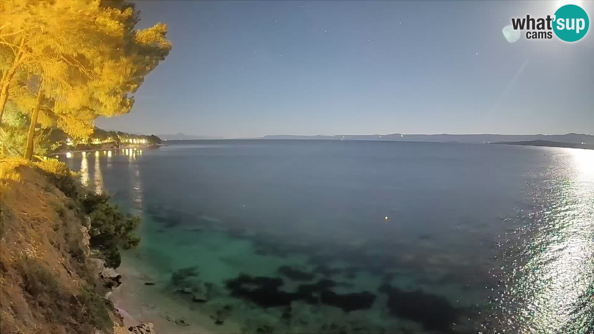 Webcam Playa Potočine Bol – Vista en vivo de Borak Beach, Isla de Brač