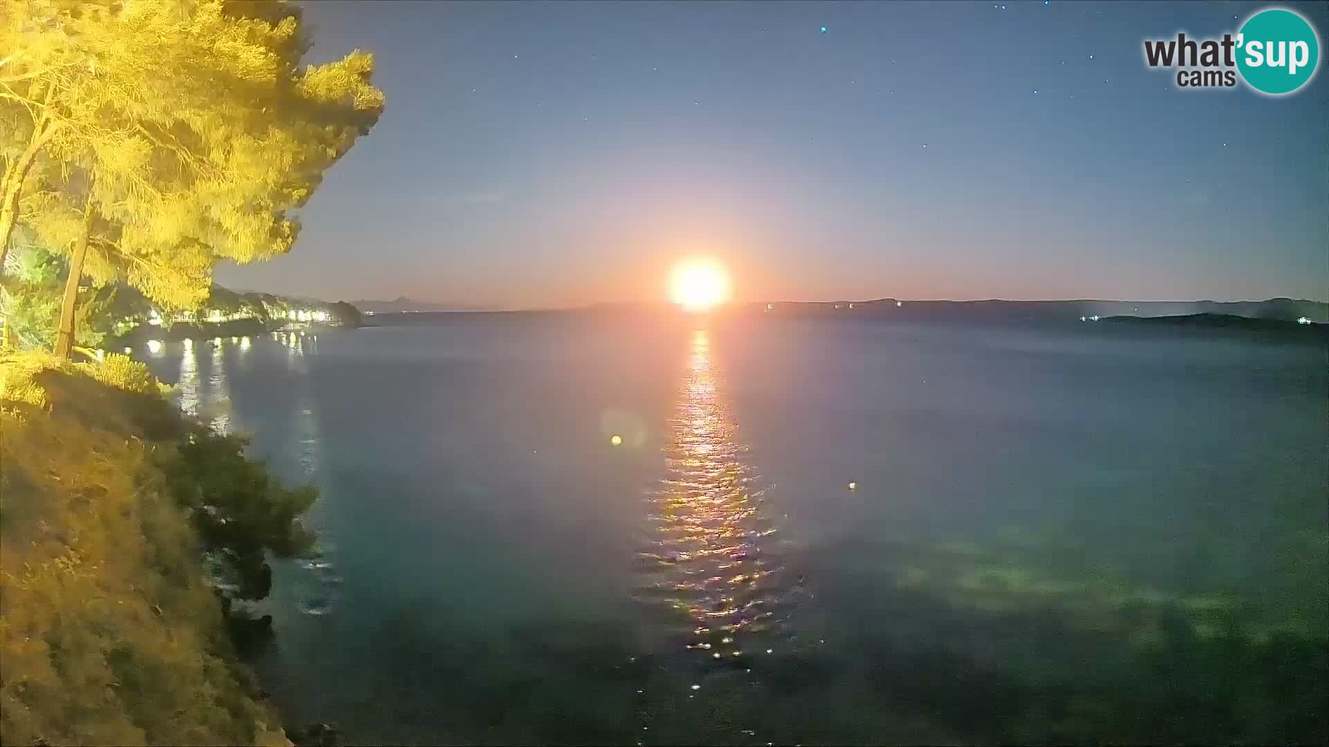 Webcam Spiaggia Potočine Bol – Vista live sulla spiaggia Borak, Isola di Brač