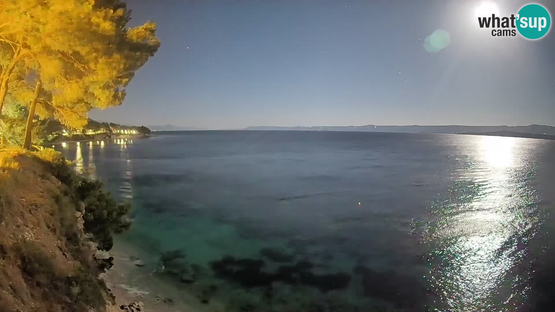 Webcam plage Potočine Bol – Vue en direct sur Borak Beach, île de Brač
