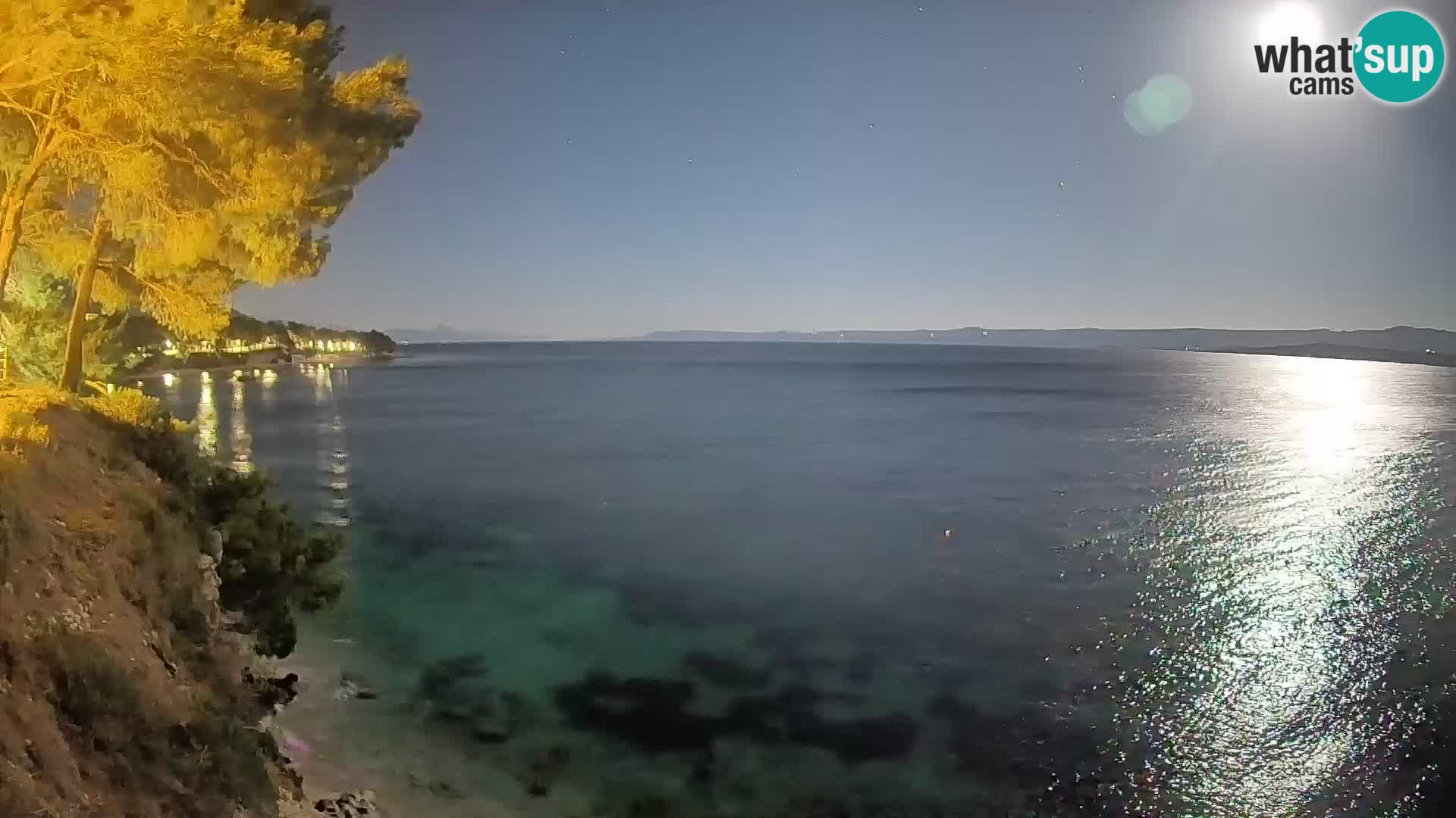 Webcam plage Potočine Bol – Vue en direct sur Borak Beach, île de Brač