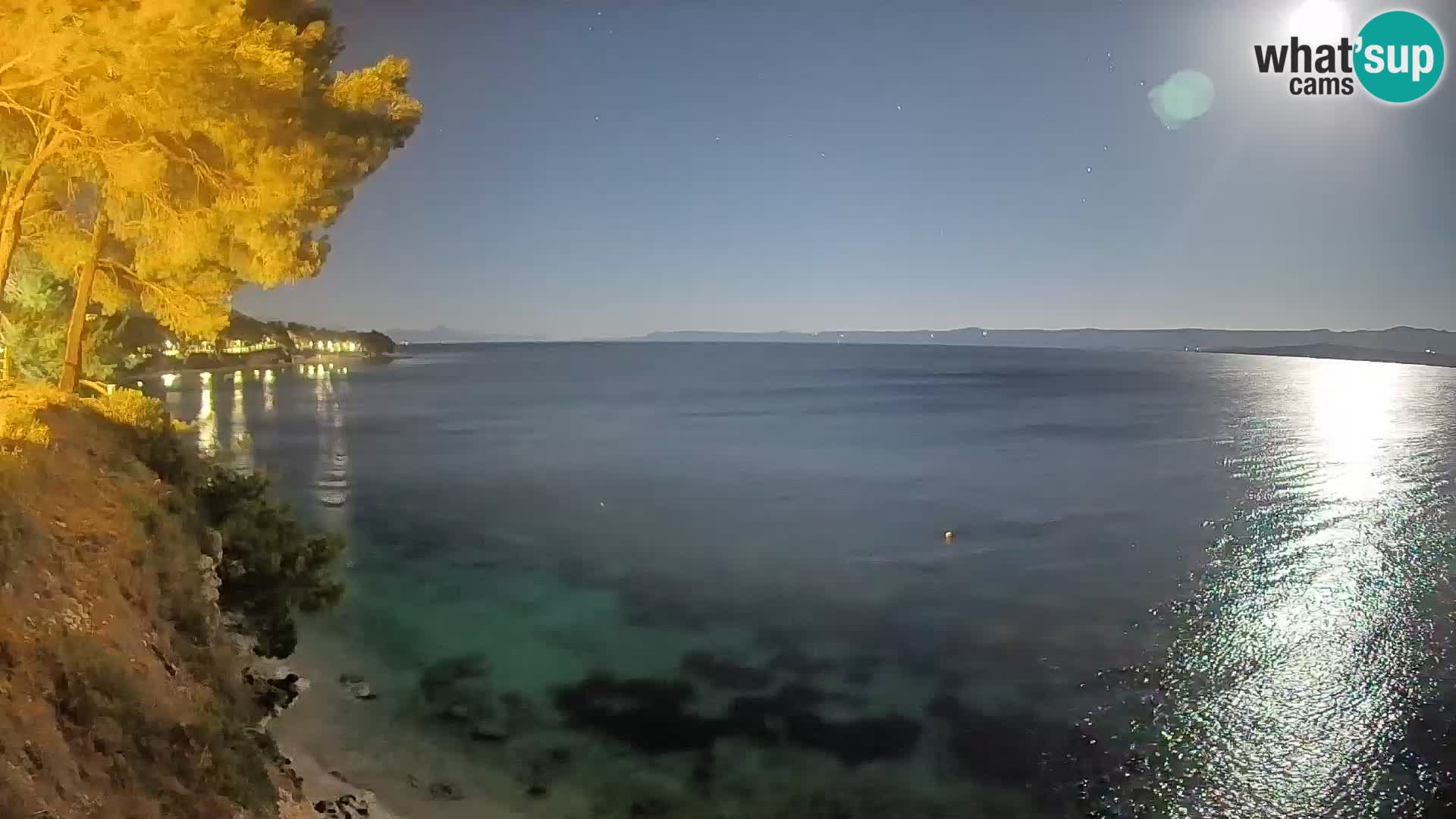 Webcam plage Potočine Bol – Vue en direct sur Borak Beach, île de Brač