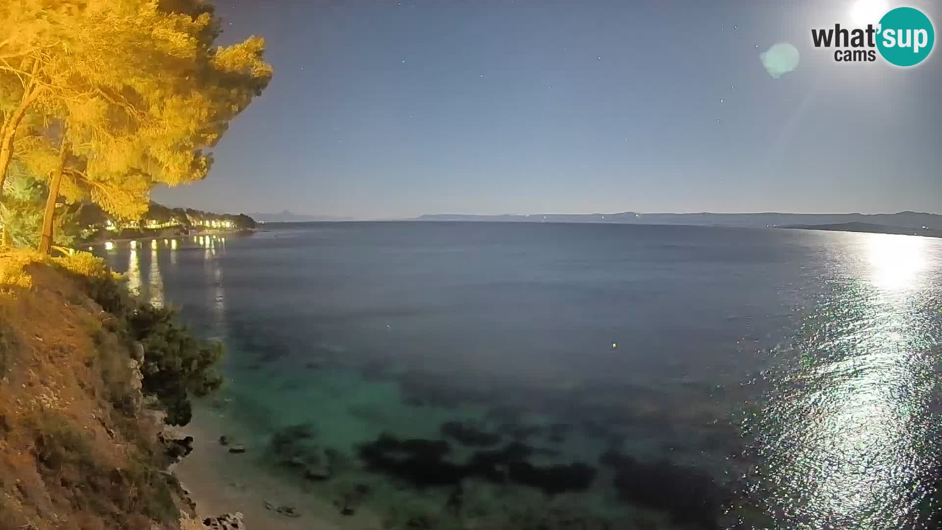 Webcam Strand Potočine Bol – Liveblick auf Borak Beach, Insel Brač