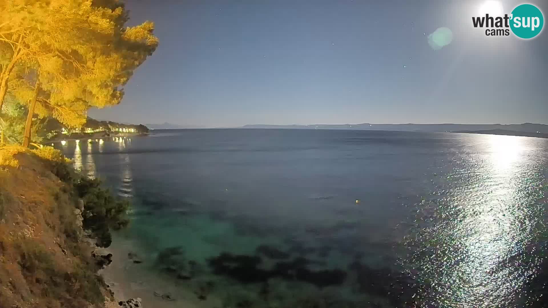 Webcam plage Potočine Bol – Vue en direct sur Borak Beach, île de Brač