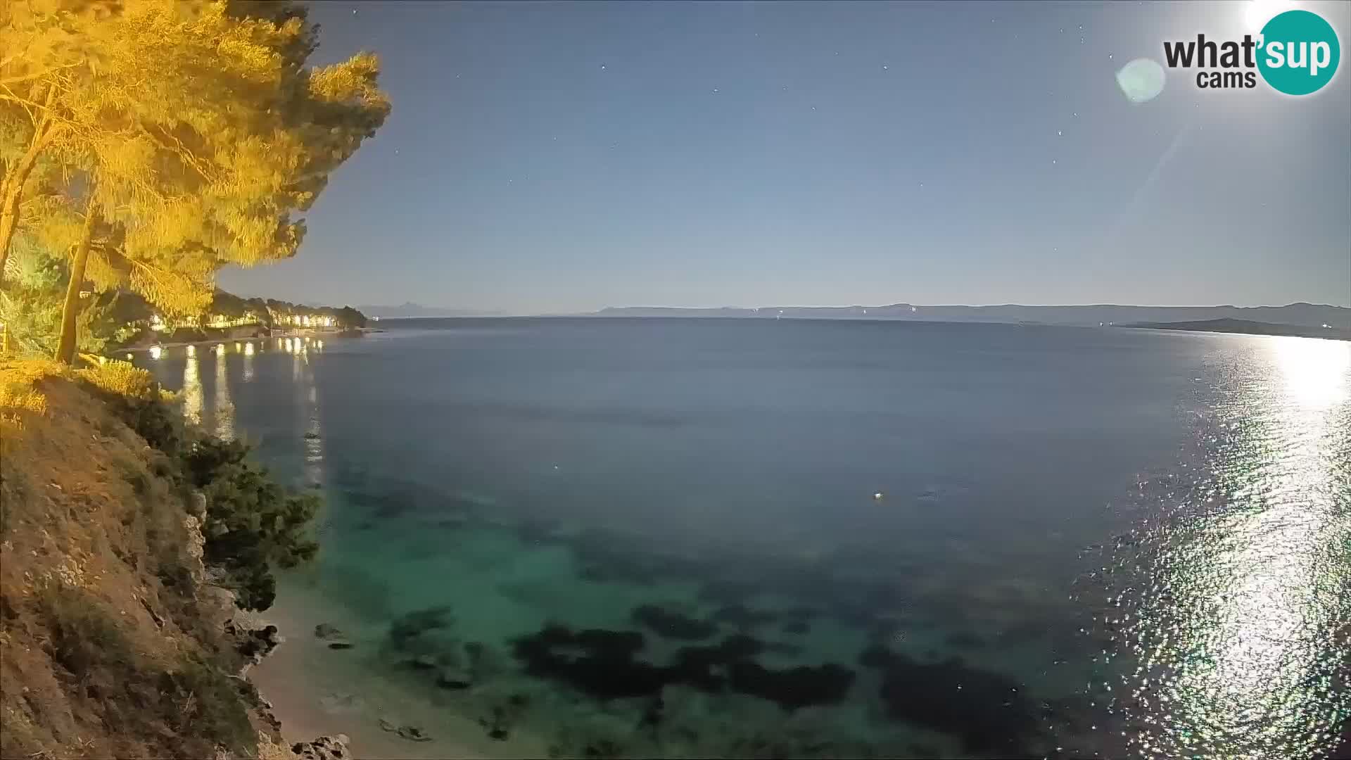 Webcam Strand Potočine Bol – Liveblick auf Borak Beach, Insel Brač