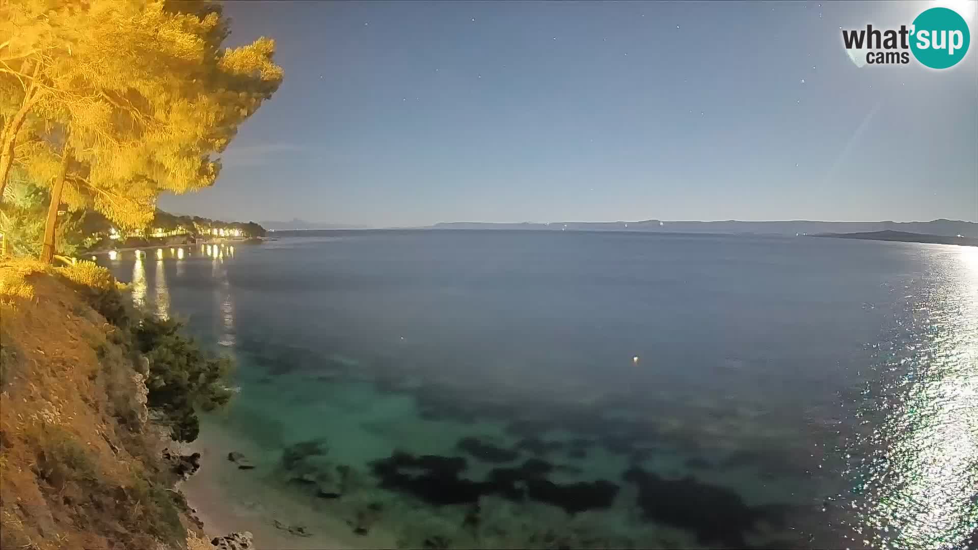 Webcam Potočine Beach Bol – Live View of Borak Beach, Brač Island