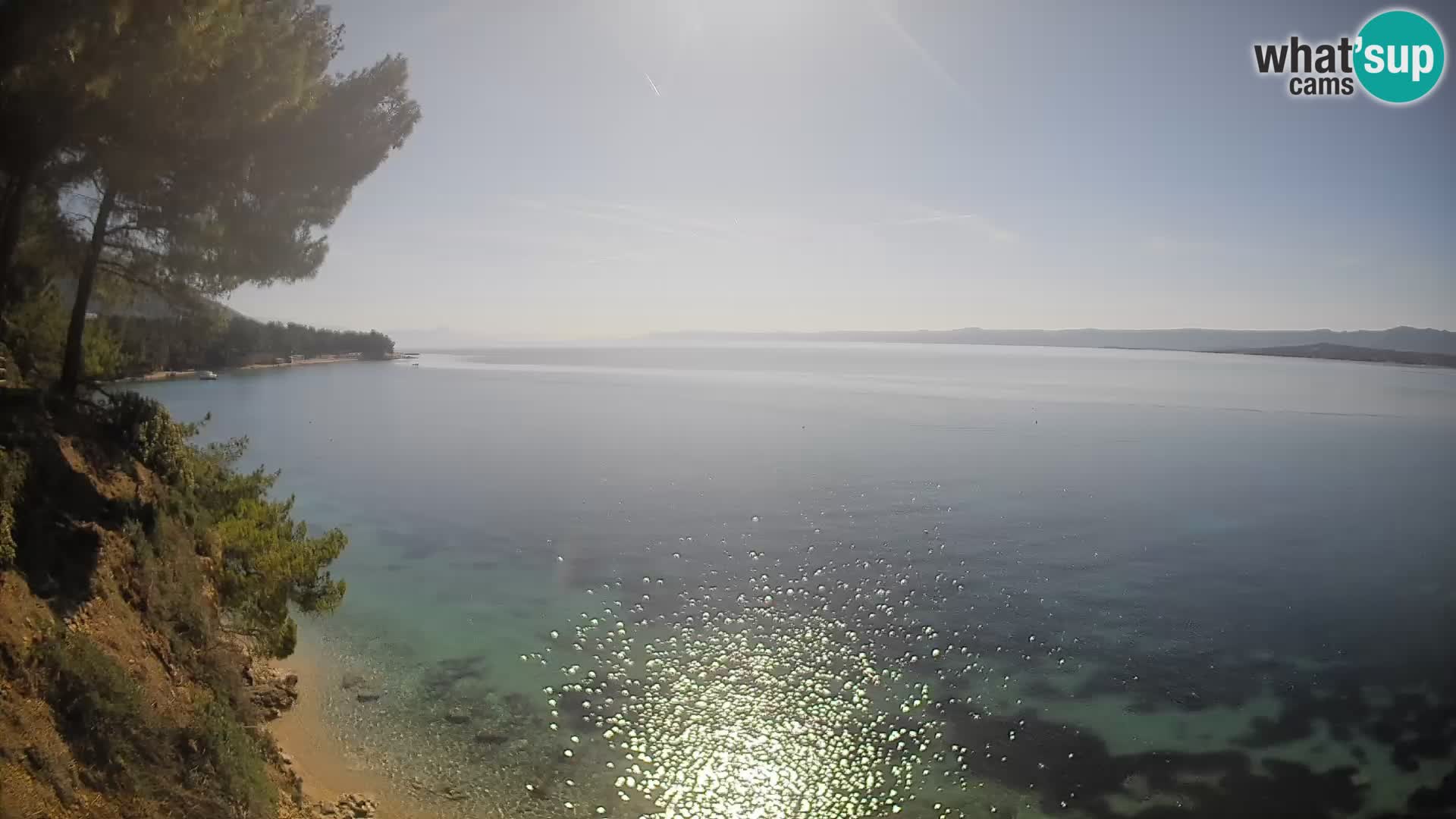 Webcam Strand Potočine Bol – Liveblick auf Borak Beach, Insel Brač
