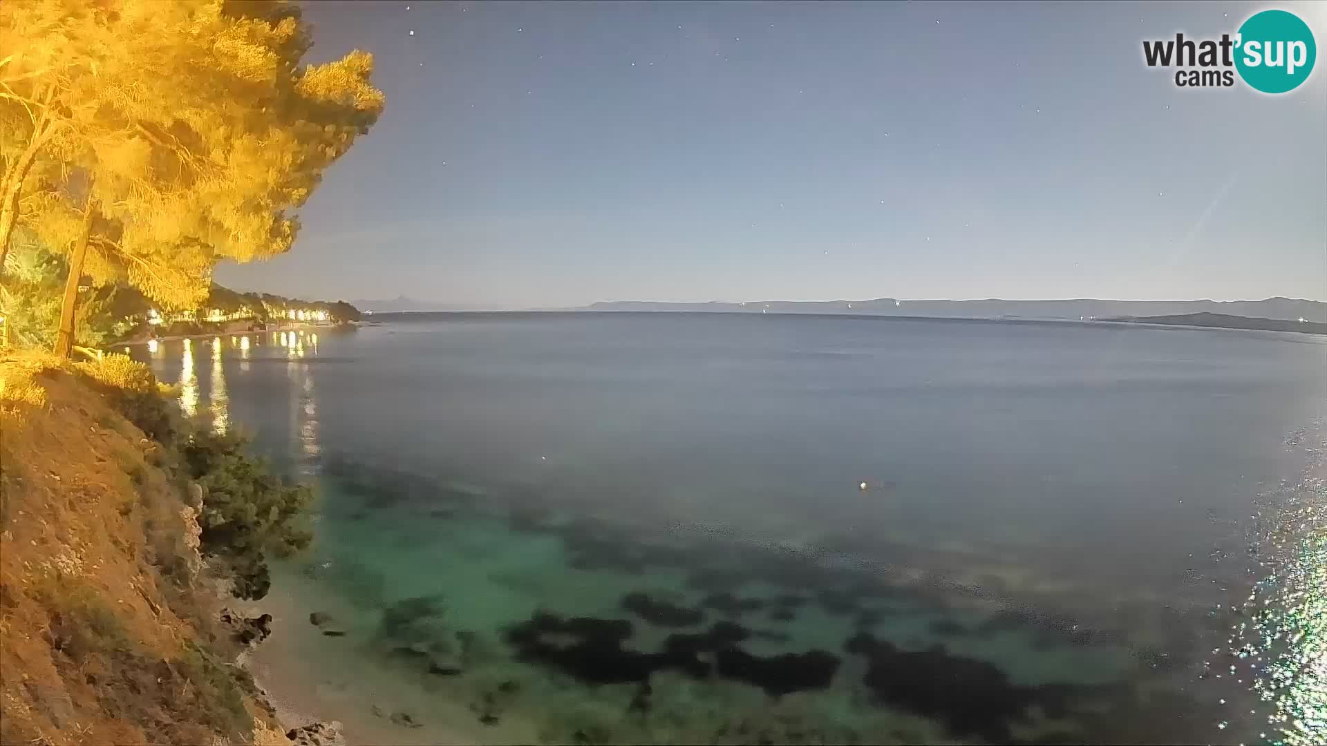 Webcam Potočine Beach Bol – Live View of Borak Beach, Brač Island