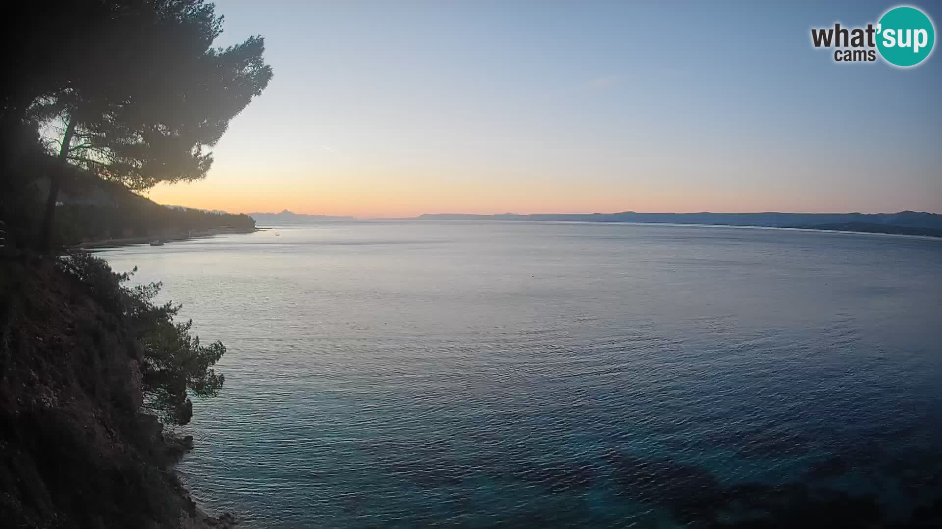 Webcam plage Potočine Bol – Vue en direct sur Borak Beach, île de Brač