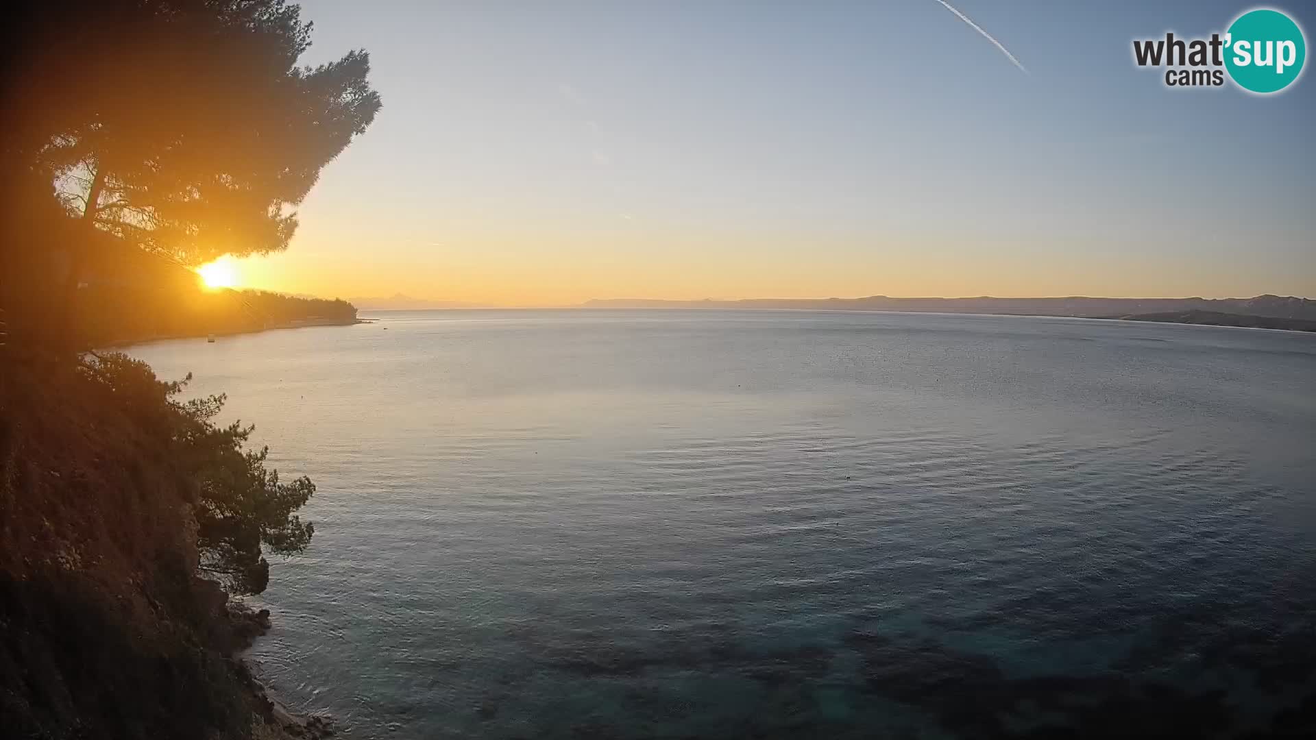 Webcam Playa Potočine Bol – Vista en vivo de Borak Beach, Isla de Brač
