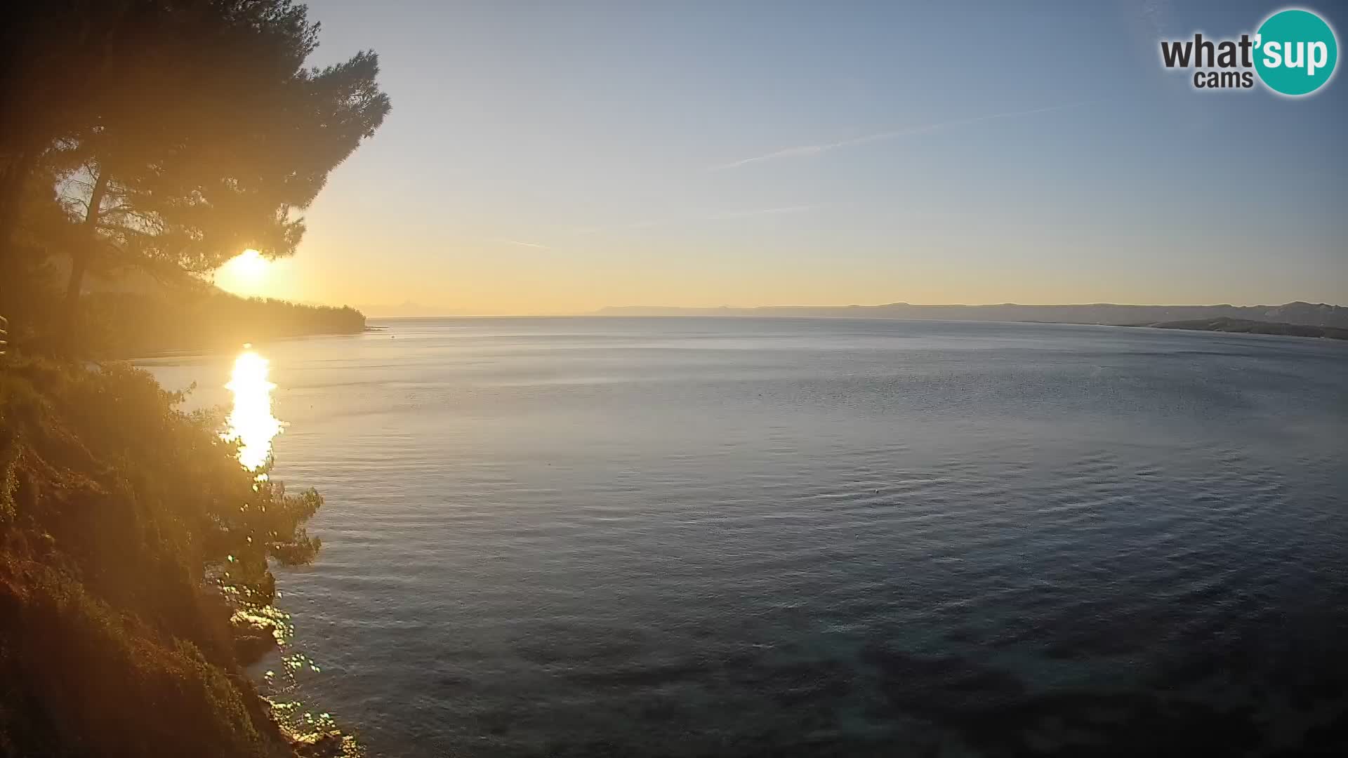 Webcam Potočine Beach Bol – Live View of Borak Beach, Brač Island