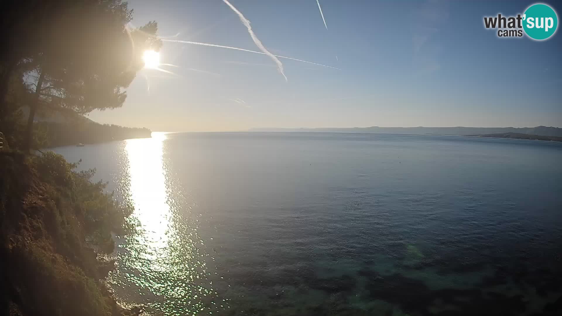 Web kamera Potočine Bol – Pogled uživo na plažu Borak, otok Brač