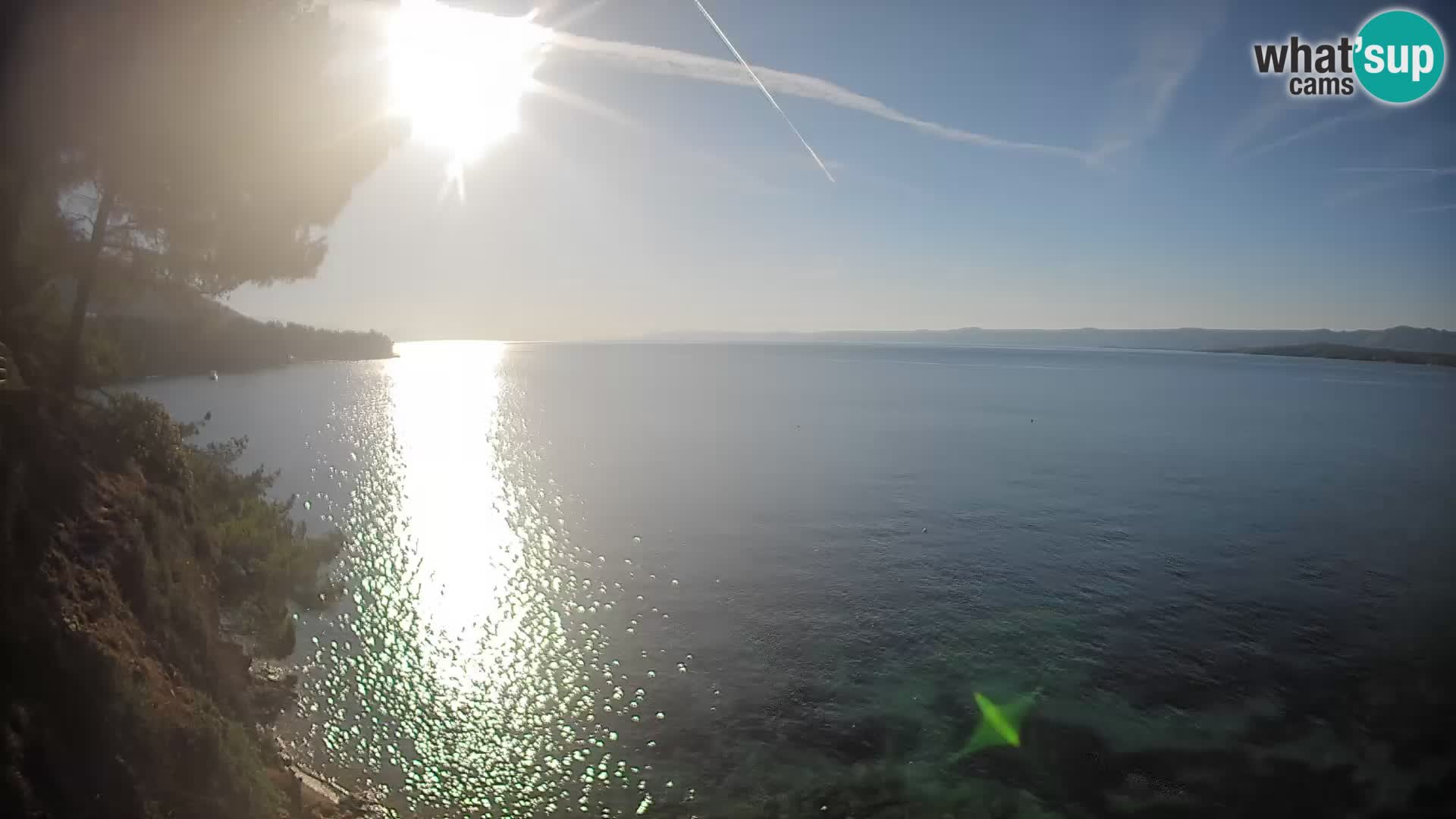 Webcam Playa Potočine Bol – Vista en vivo de Borak Beach, Isla de Brač