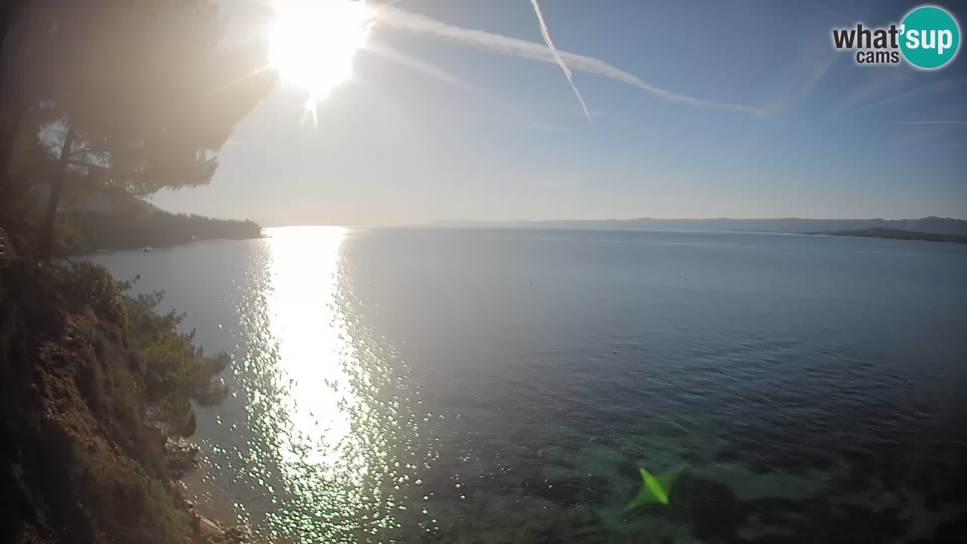 Webcam Potočine Beach Bol – Live View of Borak Beach, Brač Island