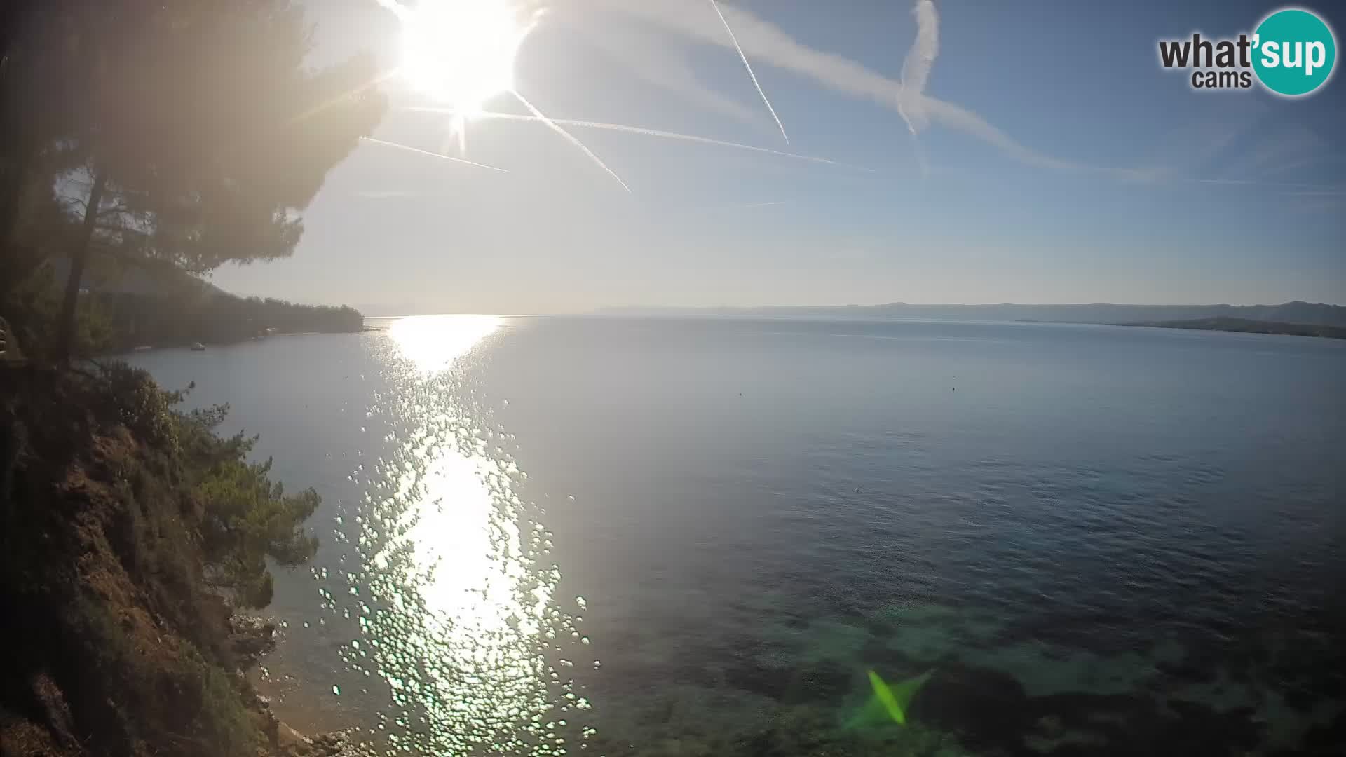 Webcam Potočine Beach Bol – Live View of Borak Beach, Brač Island