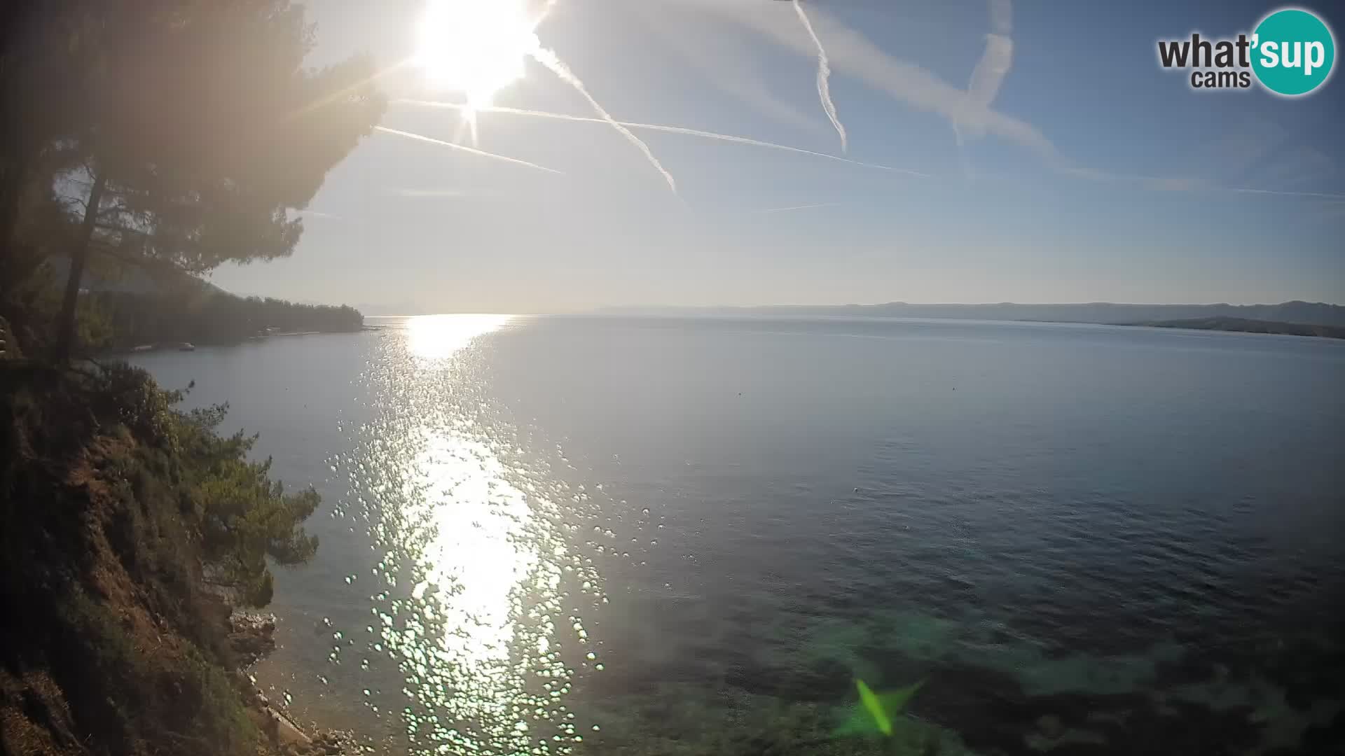 Webcam Potočine Beach Bol – Live View of Borak Beach, Brač Island