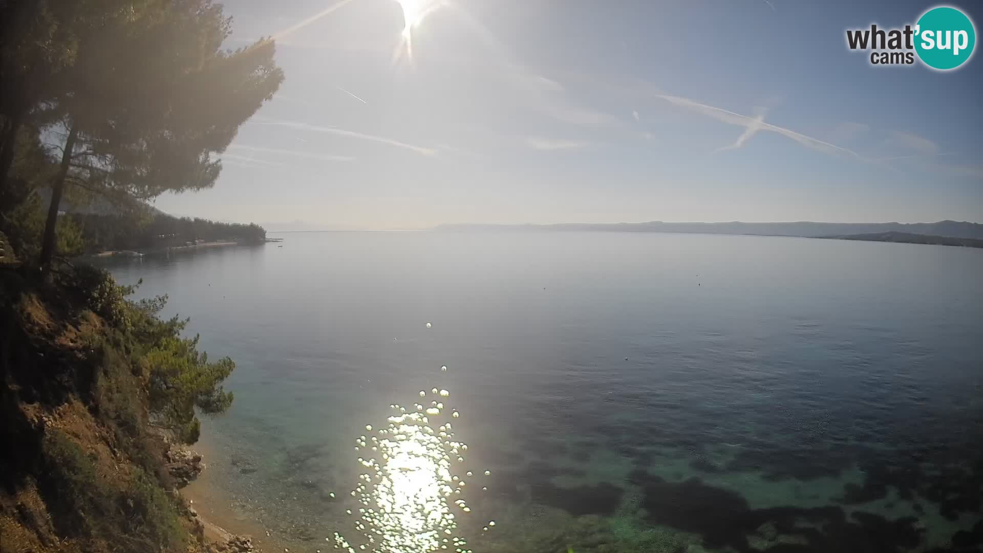 Webcam plage Potočine Bol – Vue en direct sur Borak Beach, île de Brač