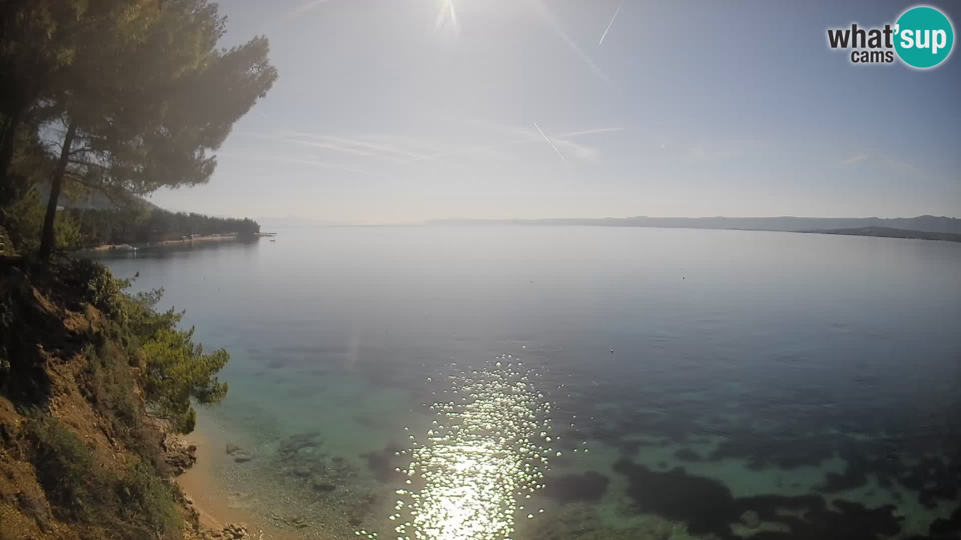 Webcam plage Potočine Bol – Vue en direct sur Borak Beach, île de Brač