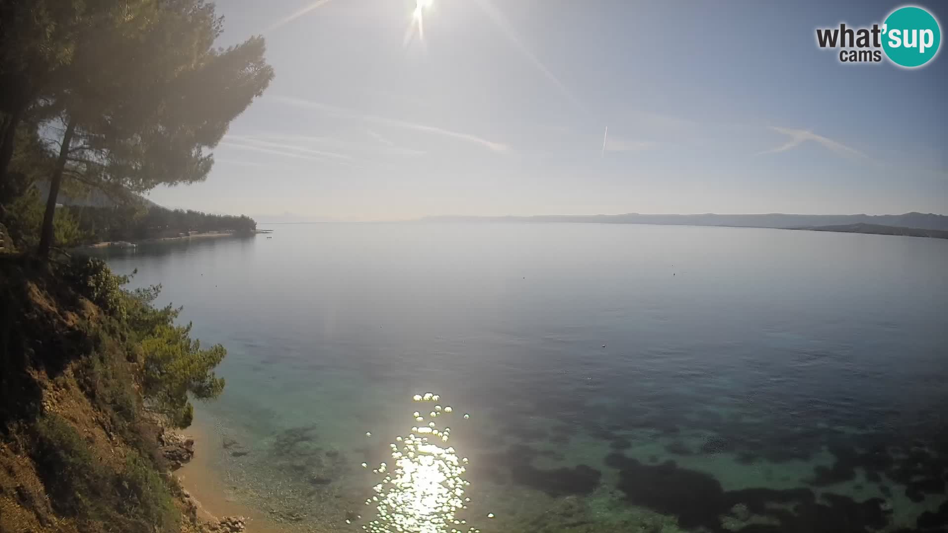 Webcam Strand Potočine Bol – Liveblick auf Borak Beach, Insel Brač