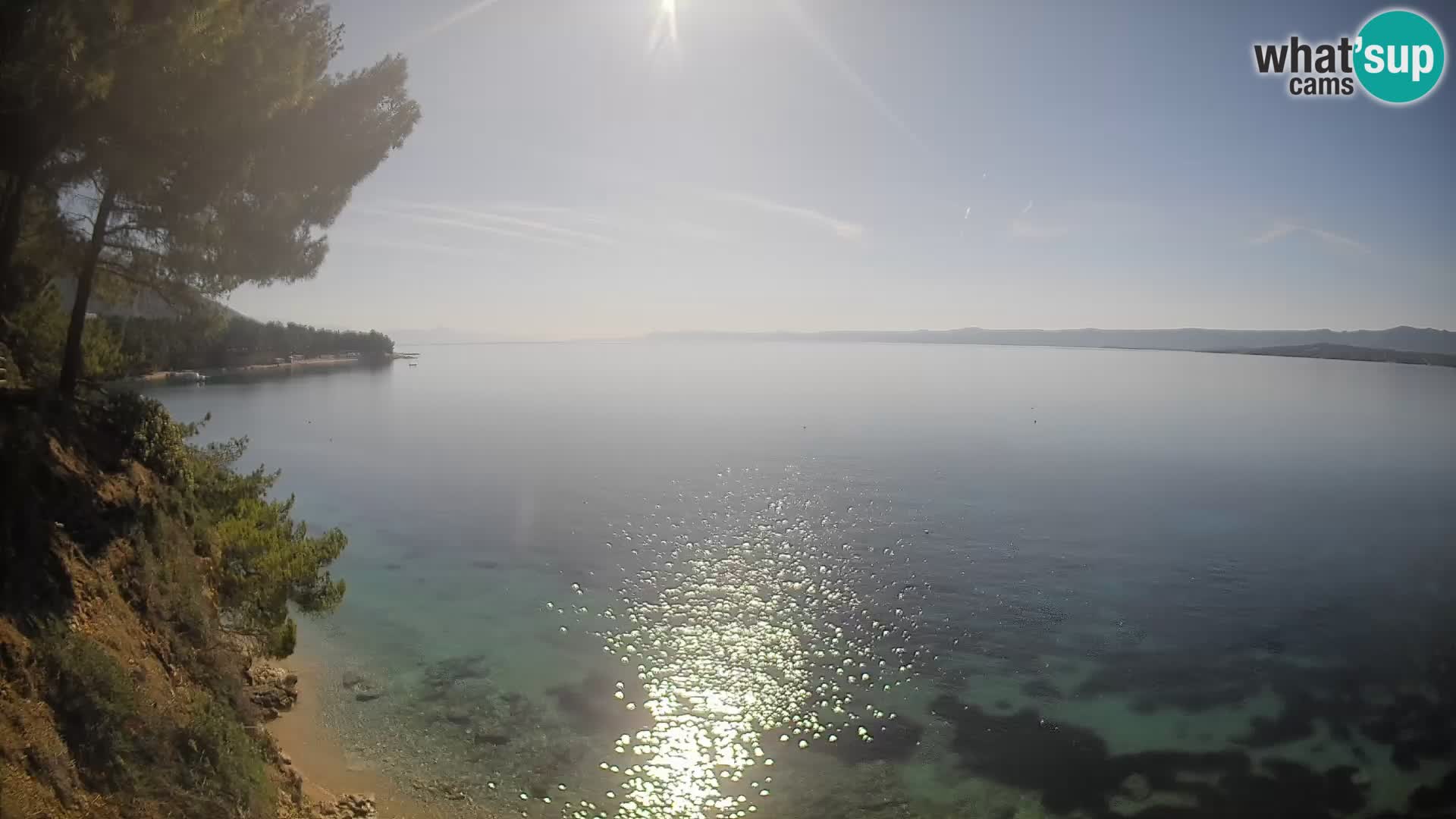 Webcam Potočine Beach Bol – Live View of Borak Beach, Brač Island