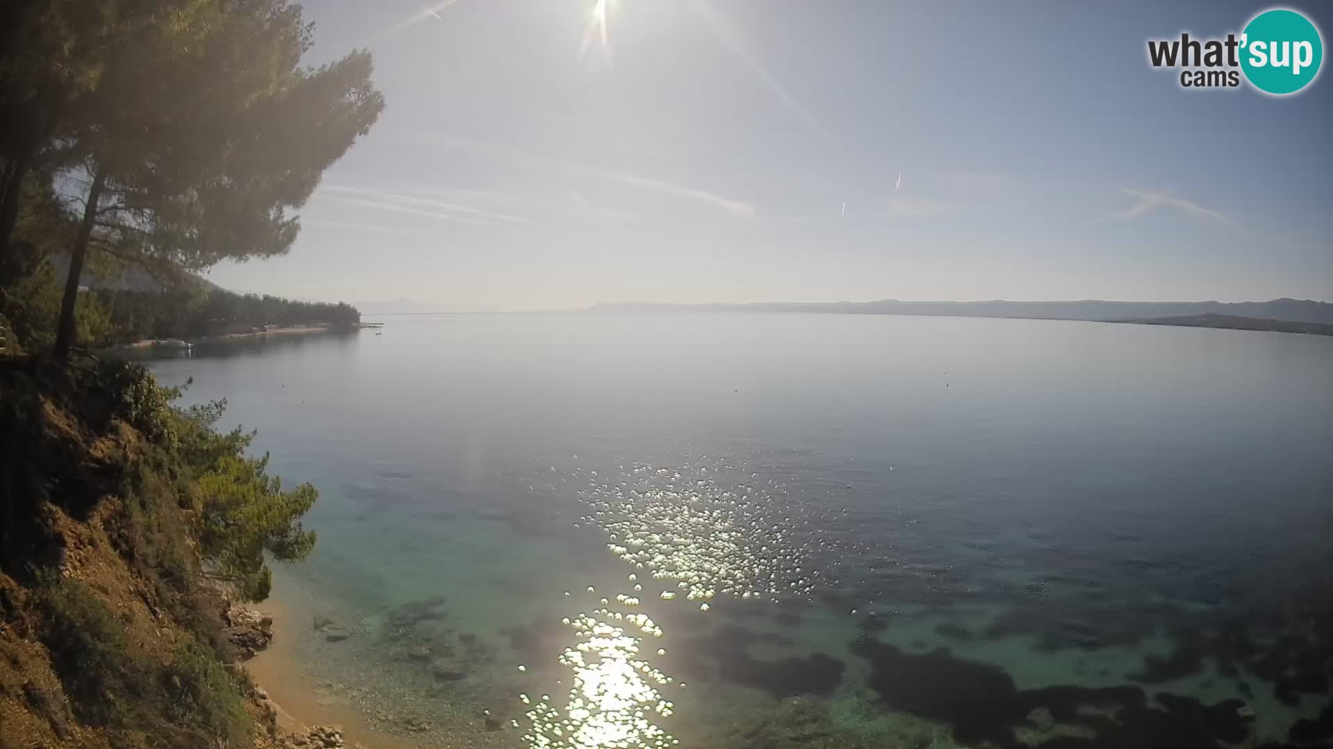 Webcam Playa Potočine Bol – Vista en vivo de Borak Beach, Isla de Brač