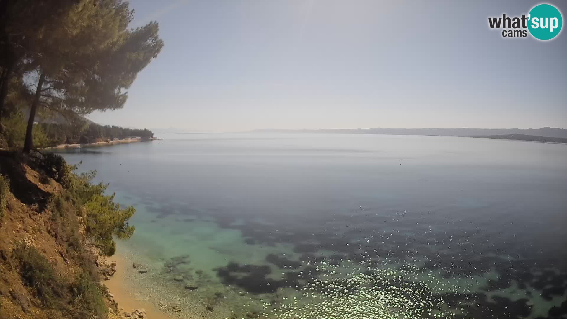 Webcam Strand Potočine Bol – Liveblick auf Borak Beach, Insel Brač