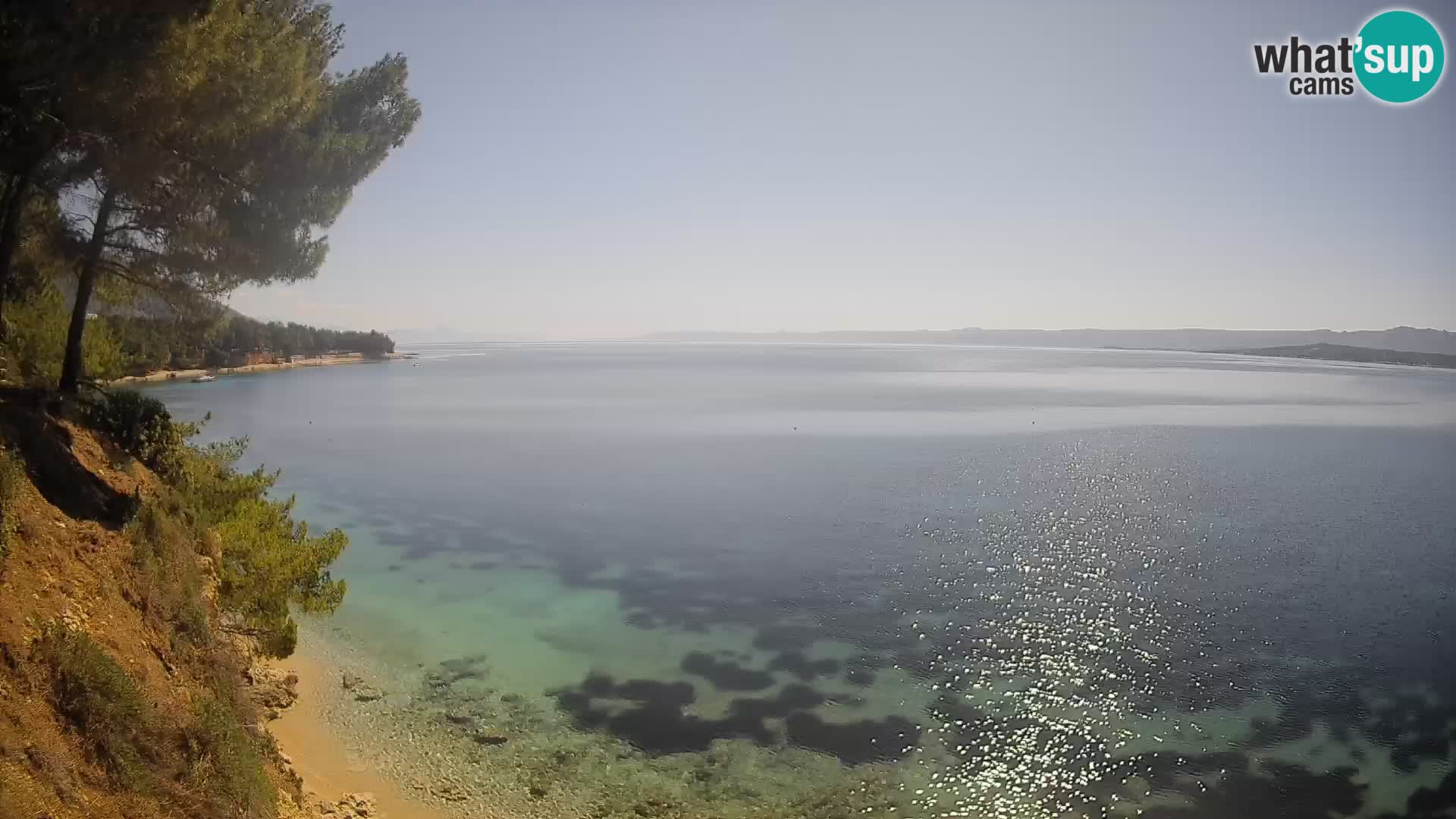 Webcam Strand Potočine Bol – Liveblick auf Borak Beach, Insel Brač