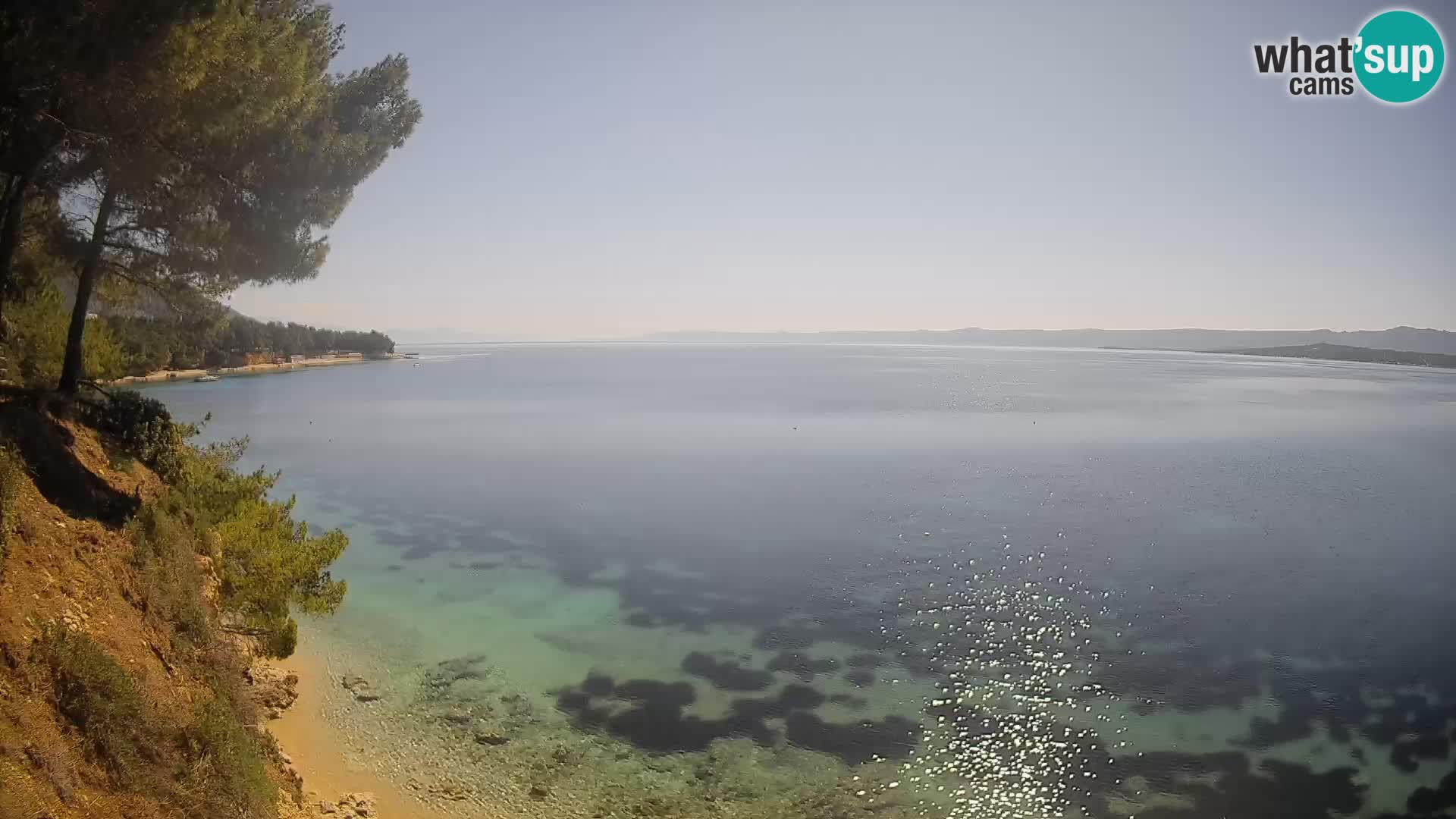Webcam Potočine Beach Bol – Live View of Borak Beach, Brač Island