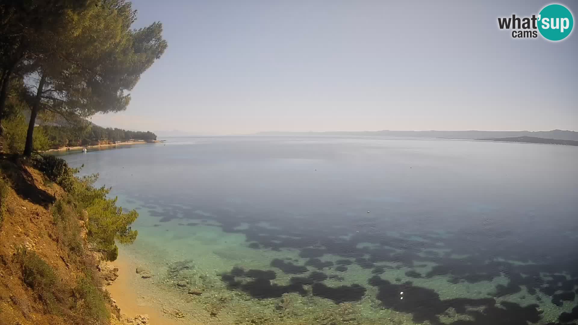 Webcam Potočine Beach Bol – Live View of Borak Beach, Brač Island