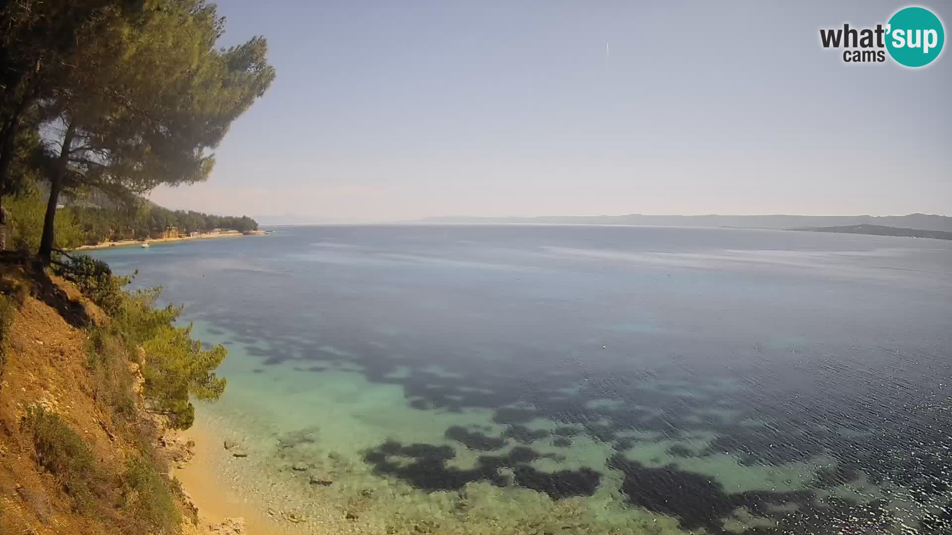 Webcam Strand Potočine Bol – Liveblick auf Borak Beach, Insel Brač