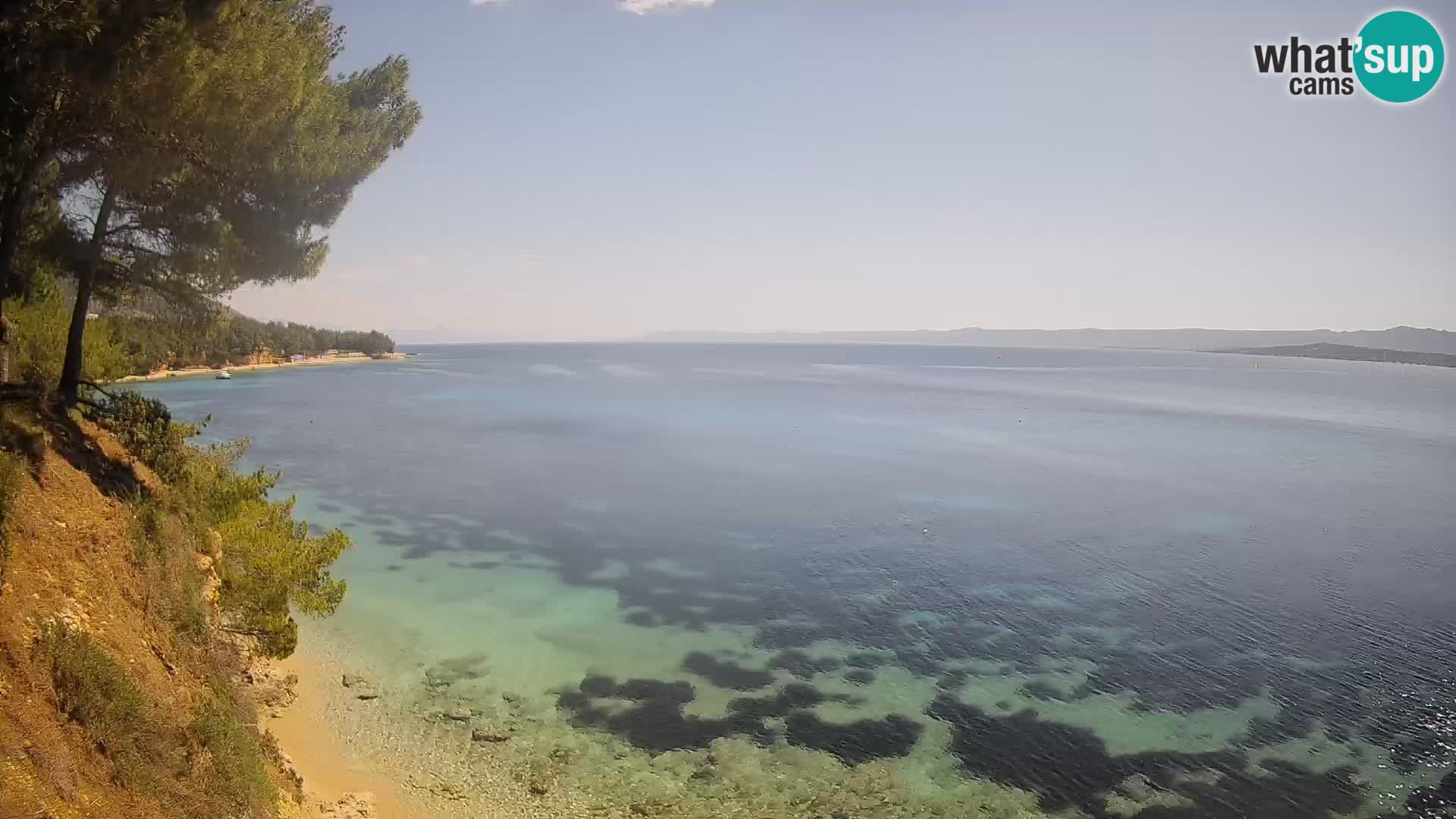 Webcam Strand Potočine Bol – Liveblick auf Borak Beach, Insel Brač