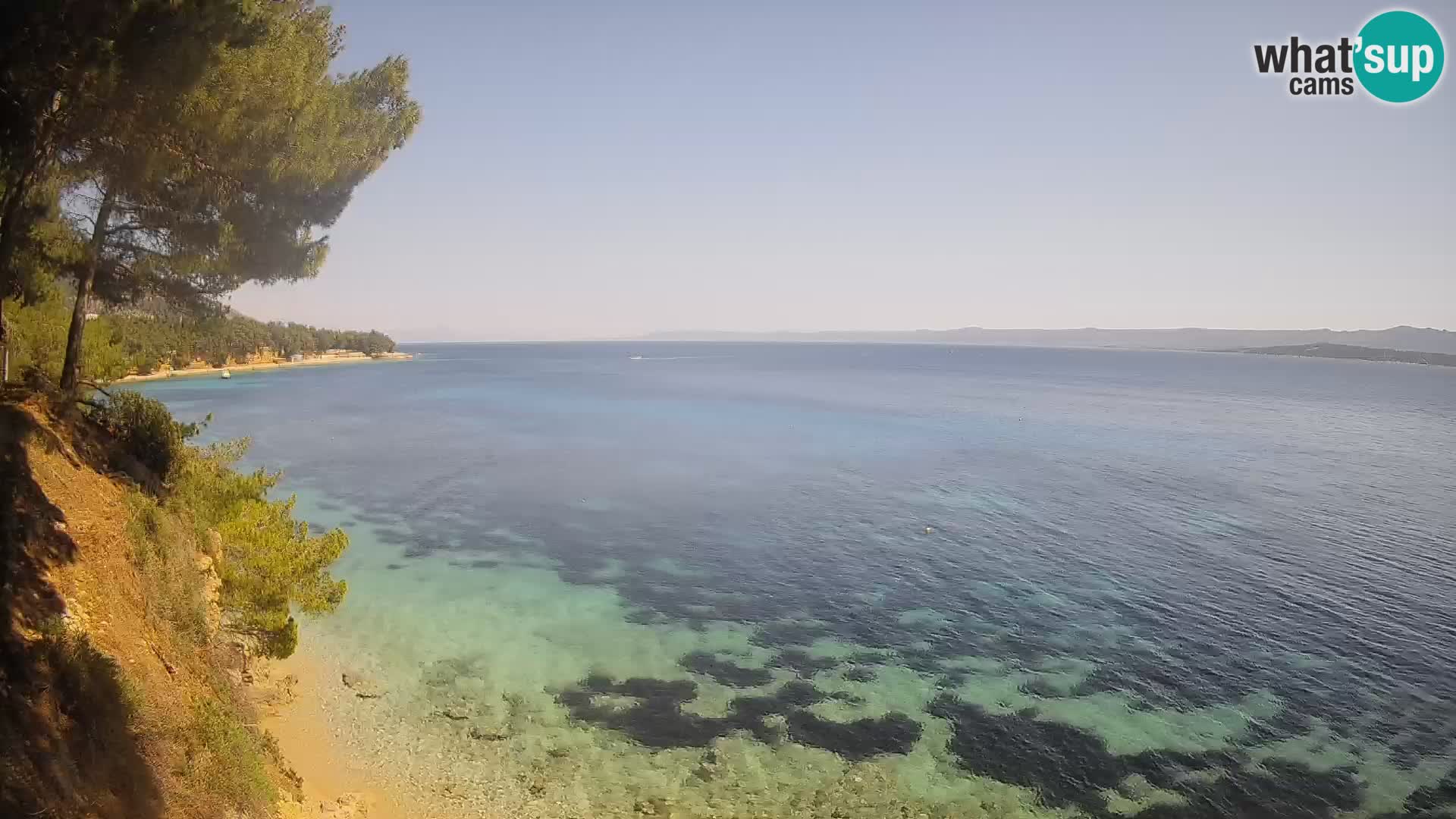 Webcam plage Potočine Bol – Vue en direct sur Borak Beach, île de Brač