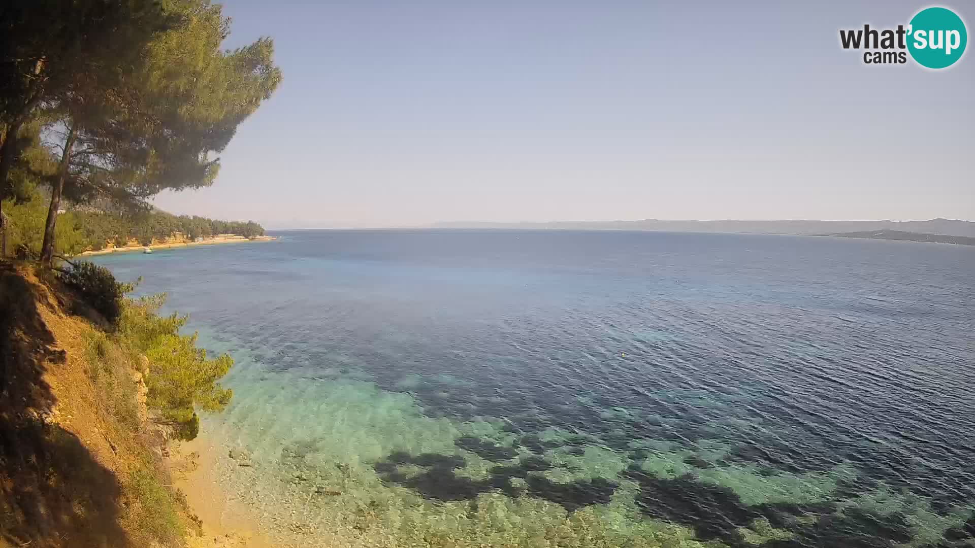 Webcam Strand Potočine Bol – Liveblick auf Borak Beach, Insel Brač