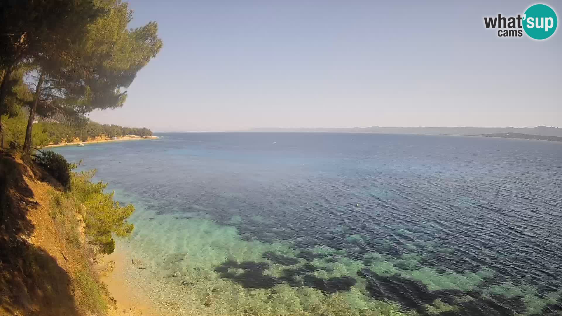 Webcam Strand Potočine Bol – Liveblick auf Borak Beach, Insel Brač