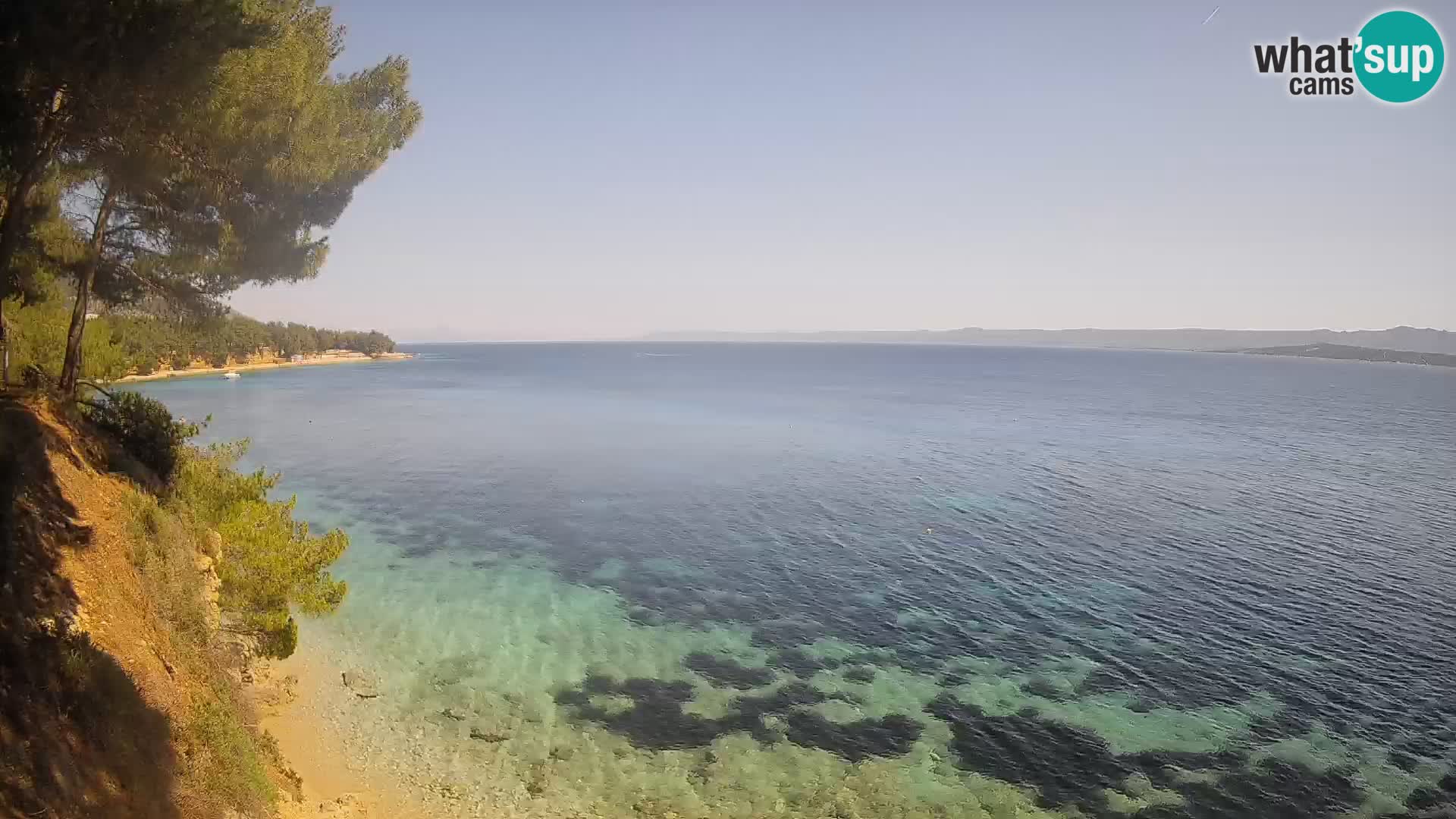 Webcam Playa Potočine Bol – Vista en vivo de Borak Beach, Isla de Brač