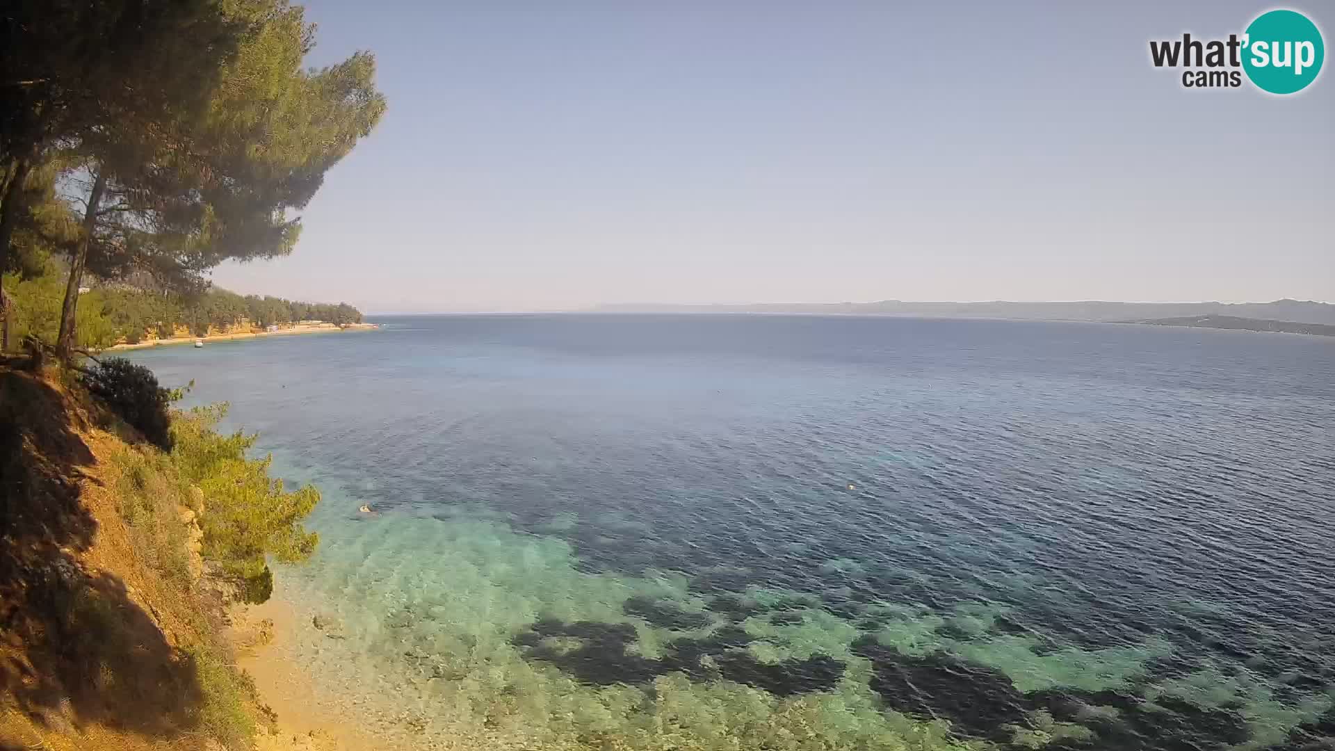 Webcam Potočine Beach Bol – Live View of Borak Beach, Brač Island