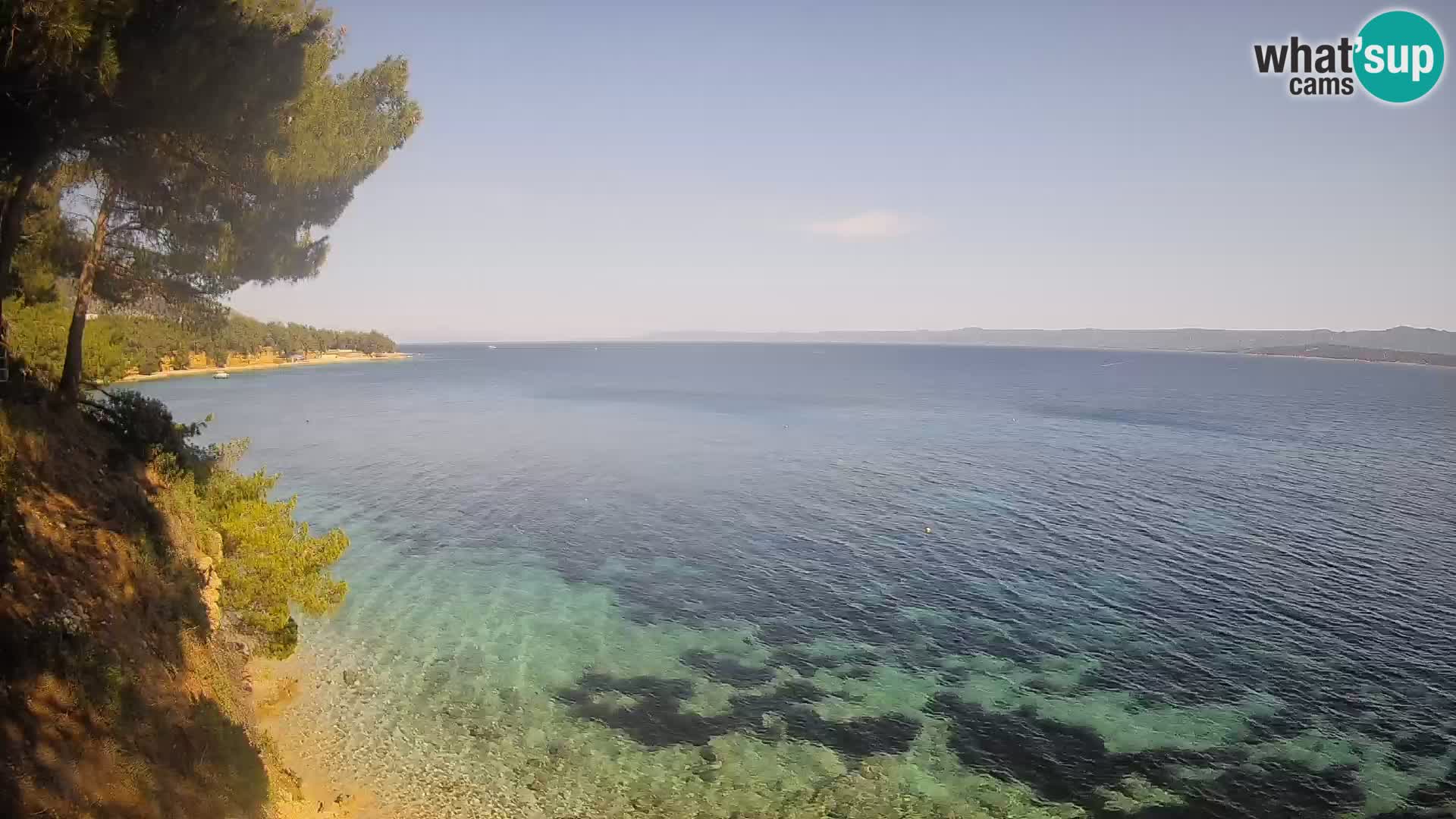 Webcam Playa Potočine Bol – Vista en vivo de Borak Beach, Isla de Brač