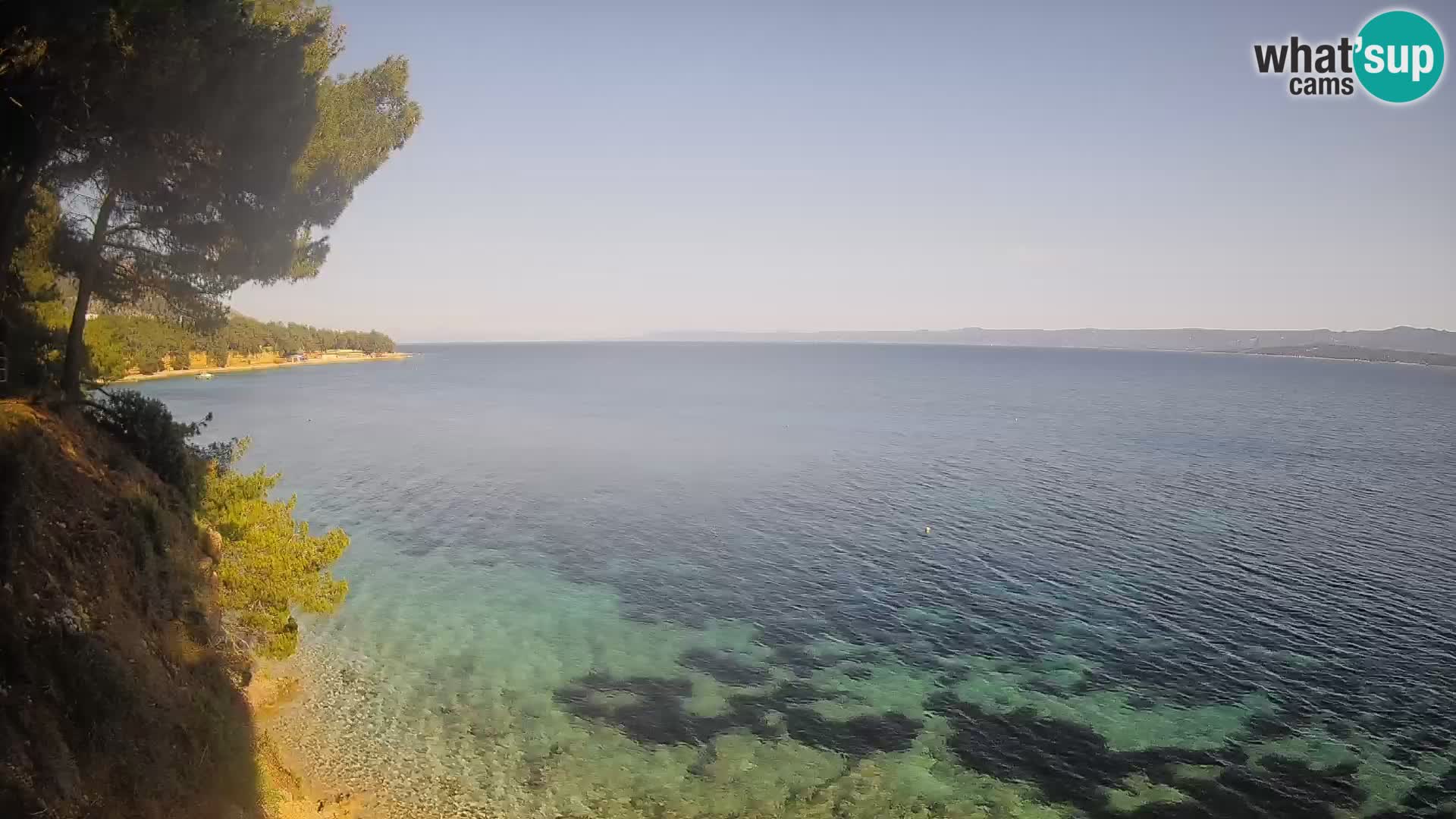Webcam Strand Potočine Bol – Liveblick auf Borak Beach, Insel Brač