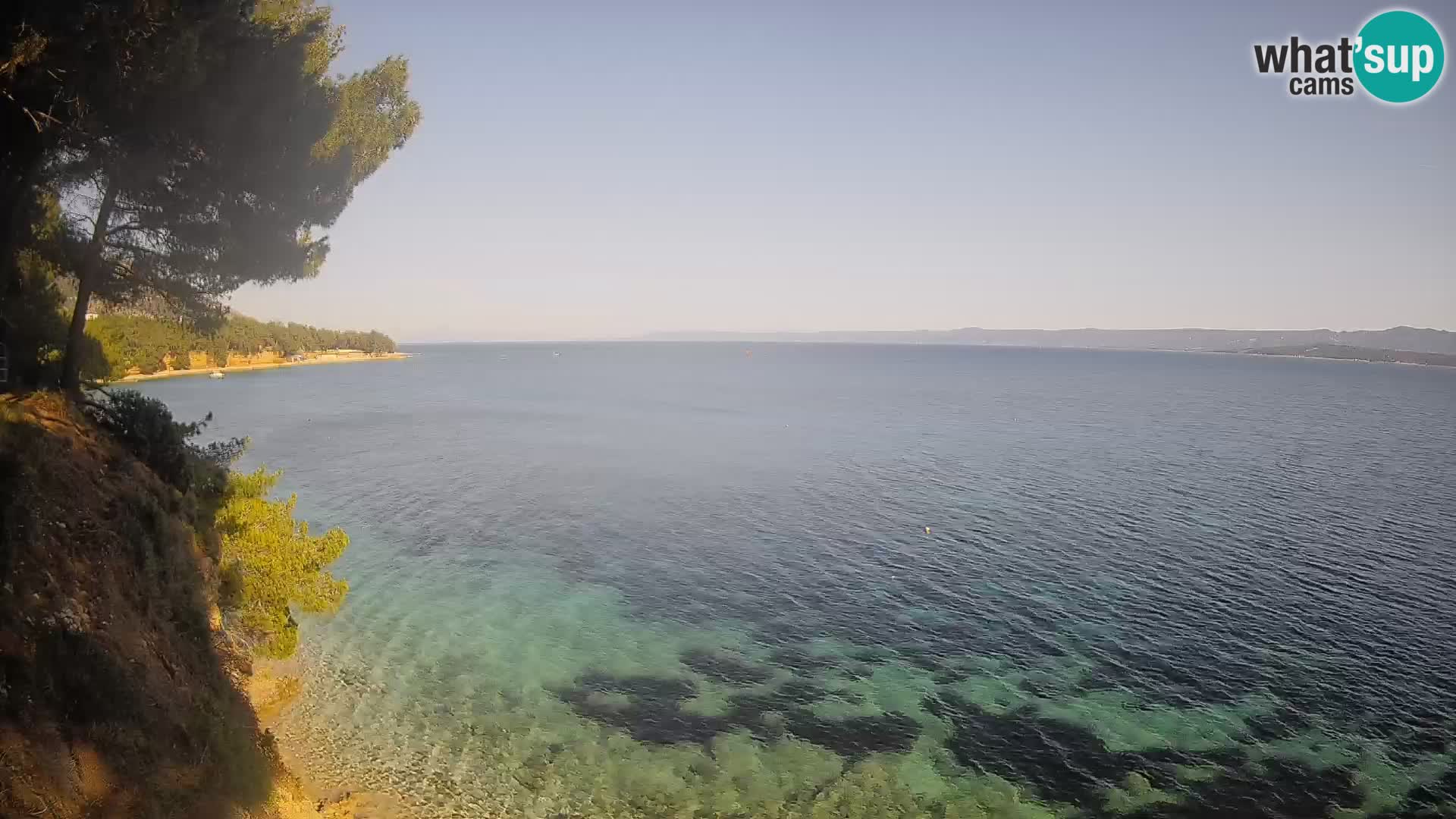 Webcam Potočine Beach Bol – Live View of Borak Beach, Brač Island
