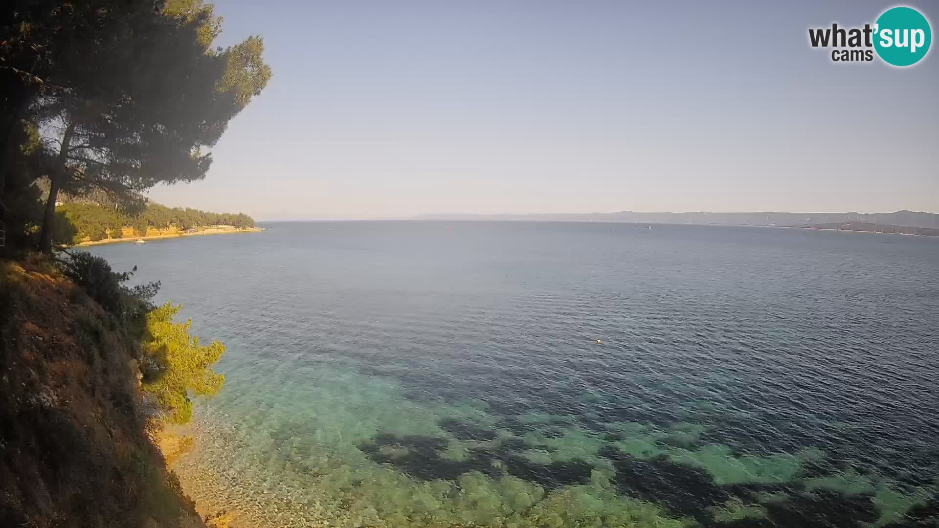 Webcam Strand Potočine Bol – Liveblick auf Borak Beach, Insel Brač