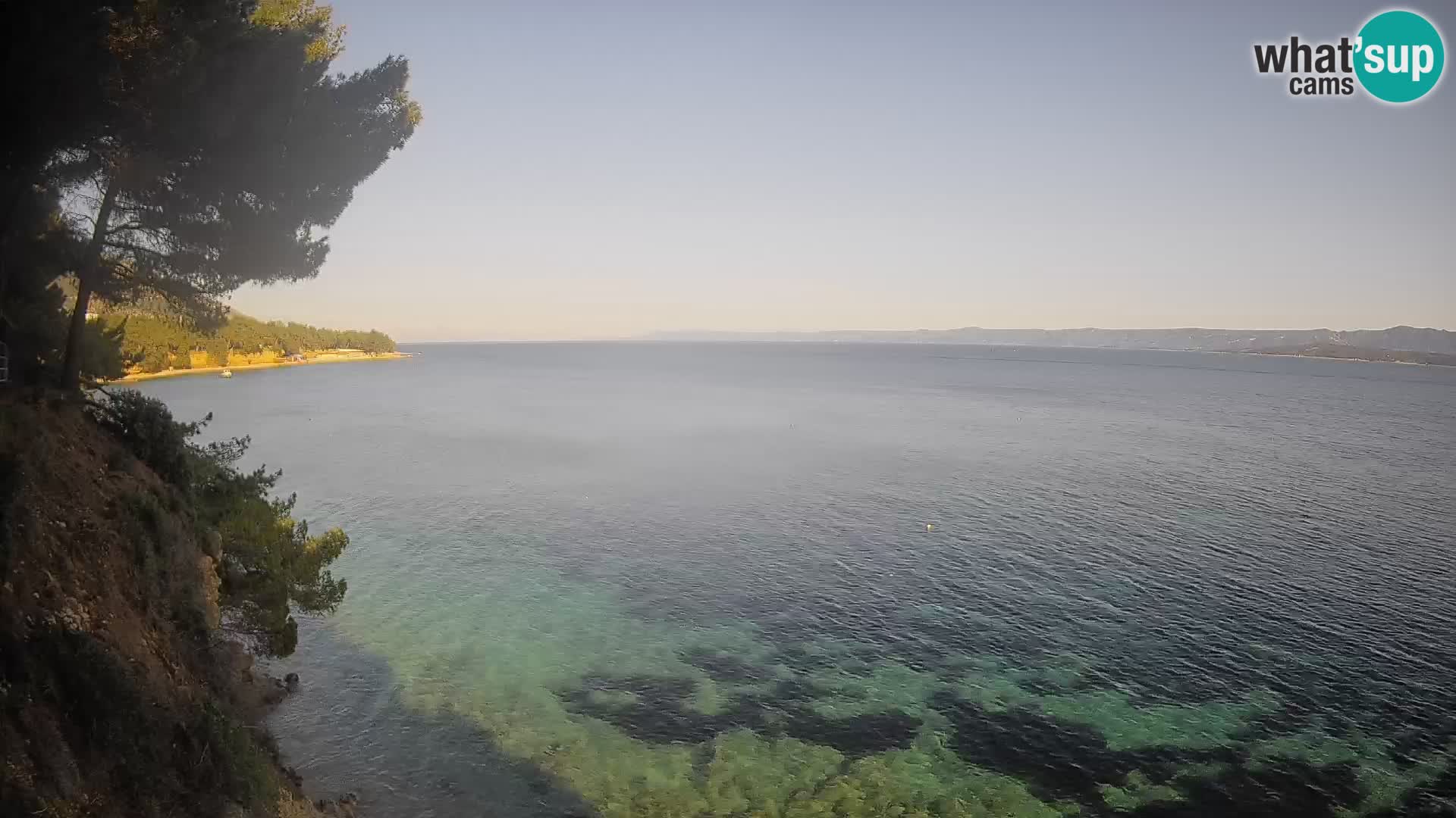 Webcam Playa Potočine Bol – Vista en vivo de Borak Beach, Isla de Brač