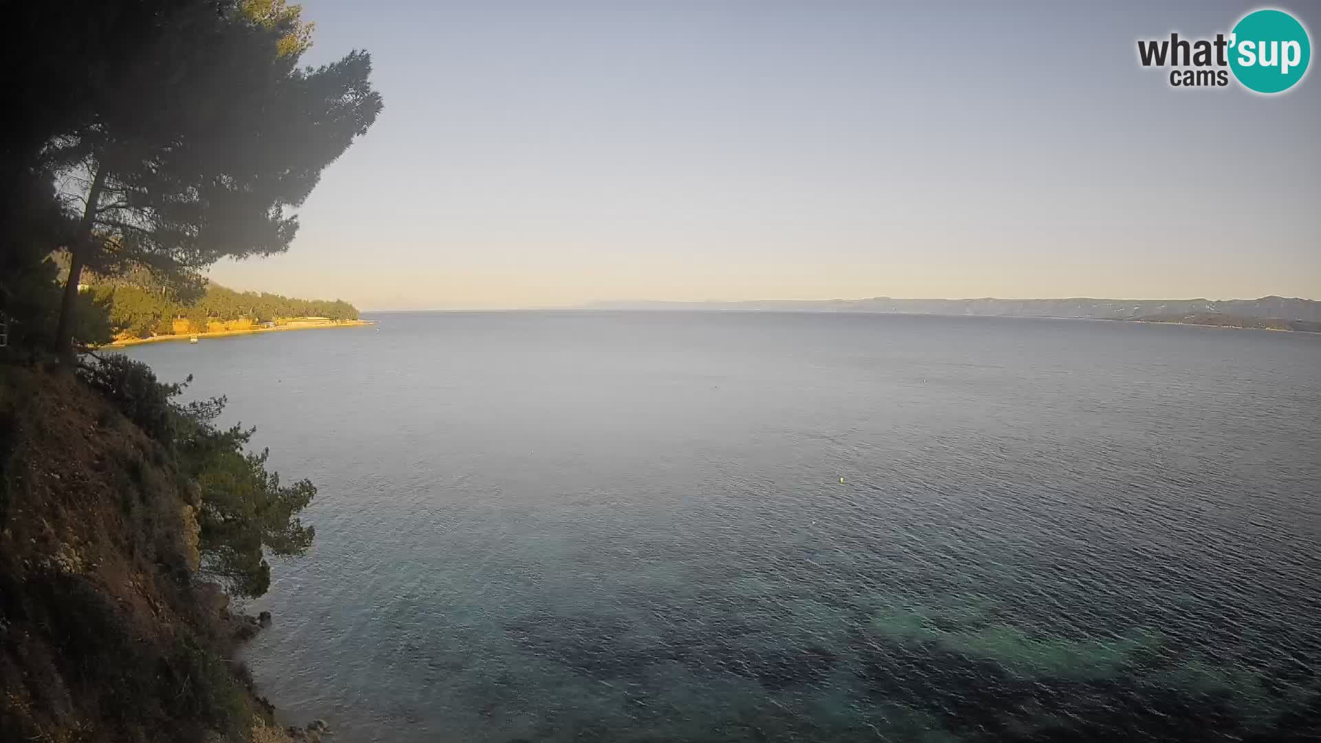 Webcam Potočine Beach Bol – Live View of Borak Beach, Brač Island